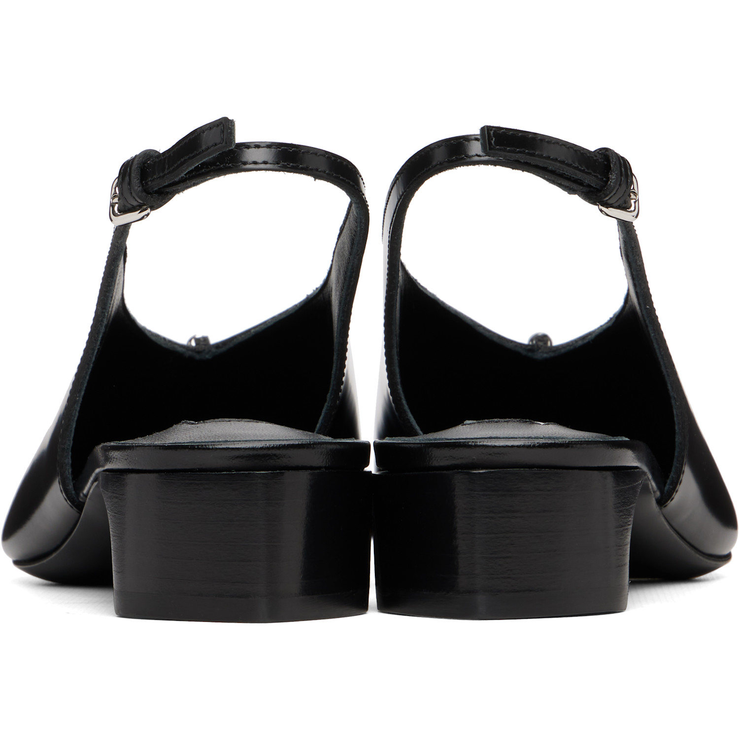  Jil Sander Black Pump Heels 