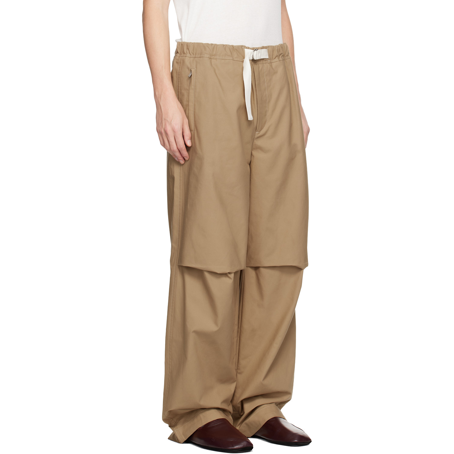  Jil Sander Beige Cotton Trousers 