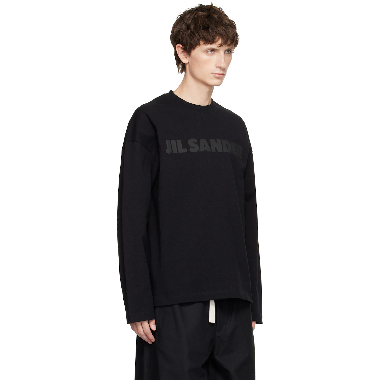  Jil Sander Black Logo T-shirt 