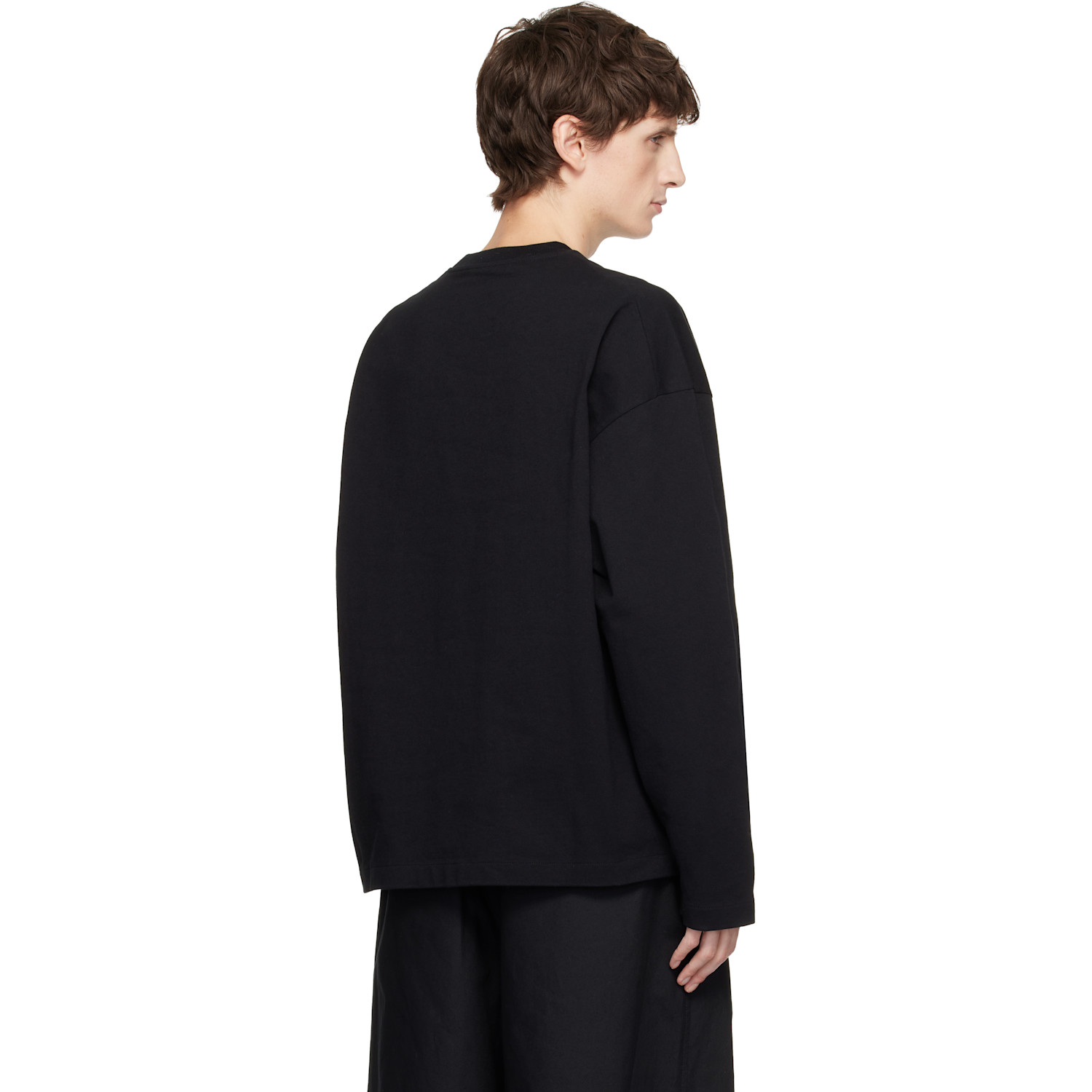 Jil Sander Black Logo T-shirt 