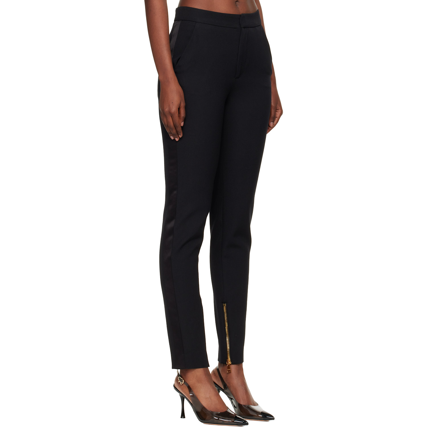  Balmain Black Tailored Trousers 