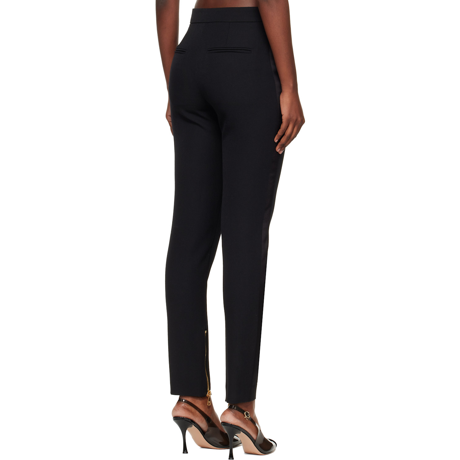  Balmain Black Tailored Trousers 