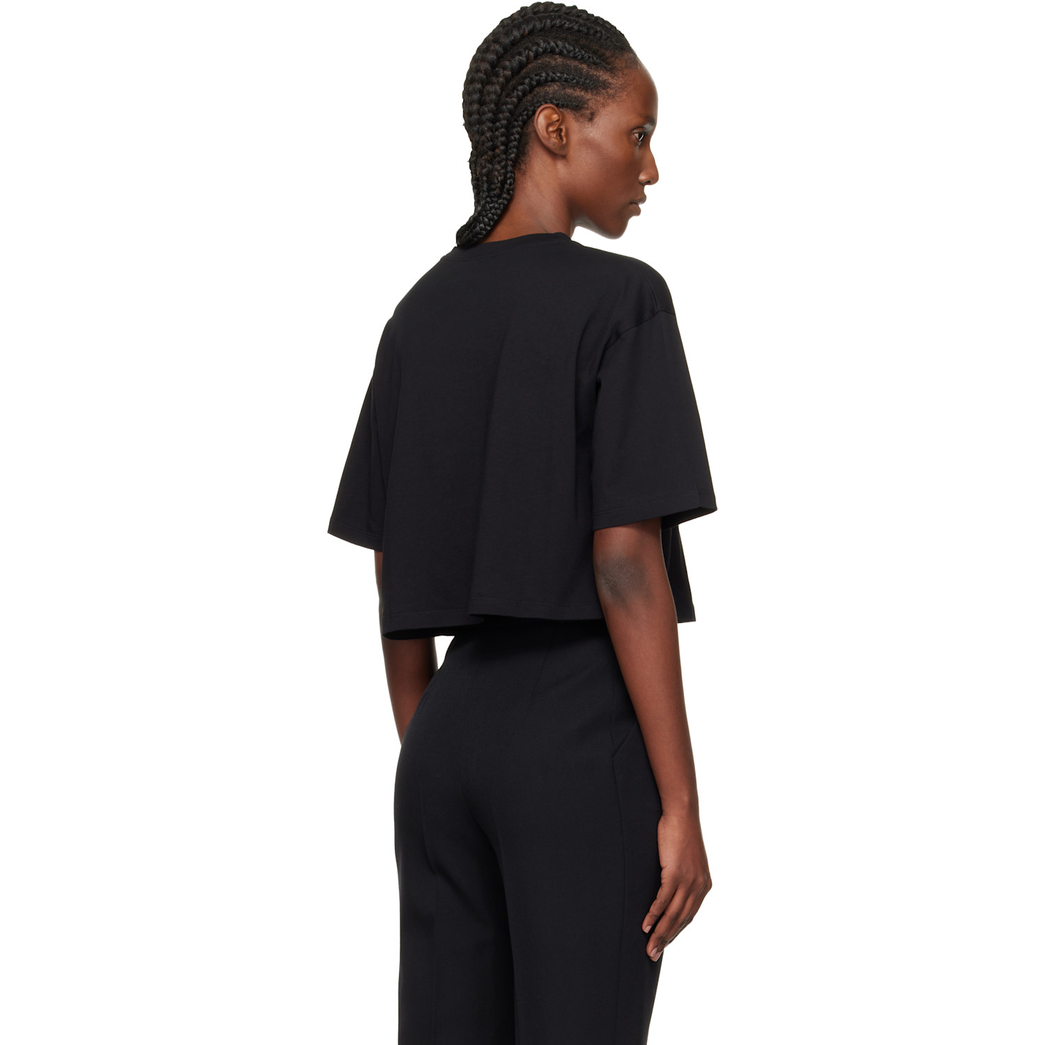  Balmain Black 'balmain Paris' Print T-shirt 
