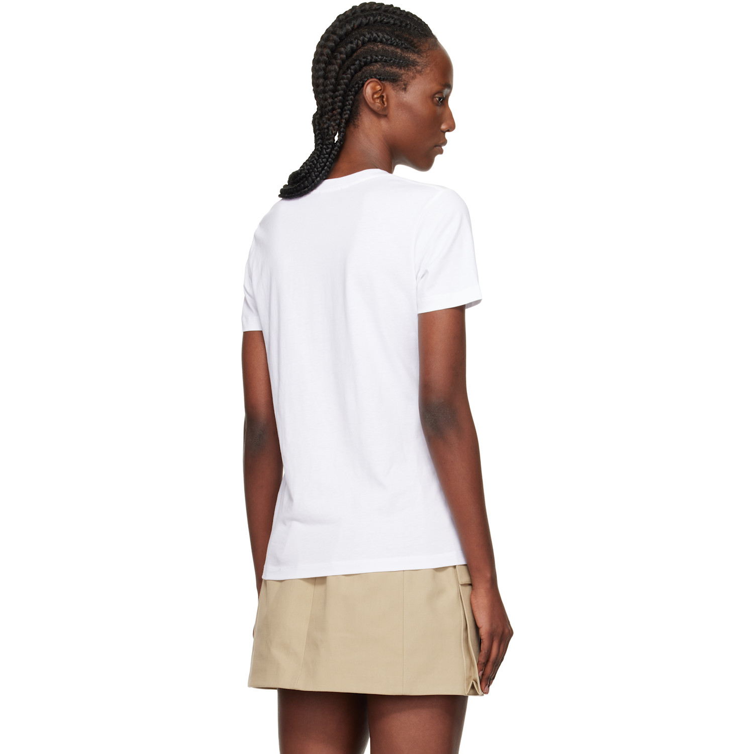  Balmain White Fruits Print T-shirt 