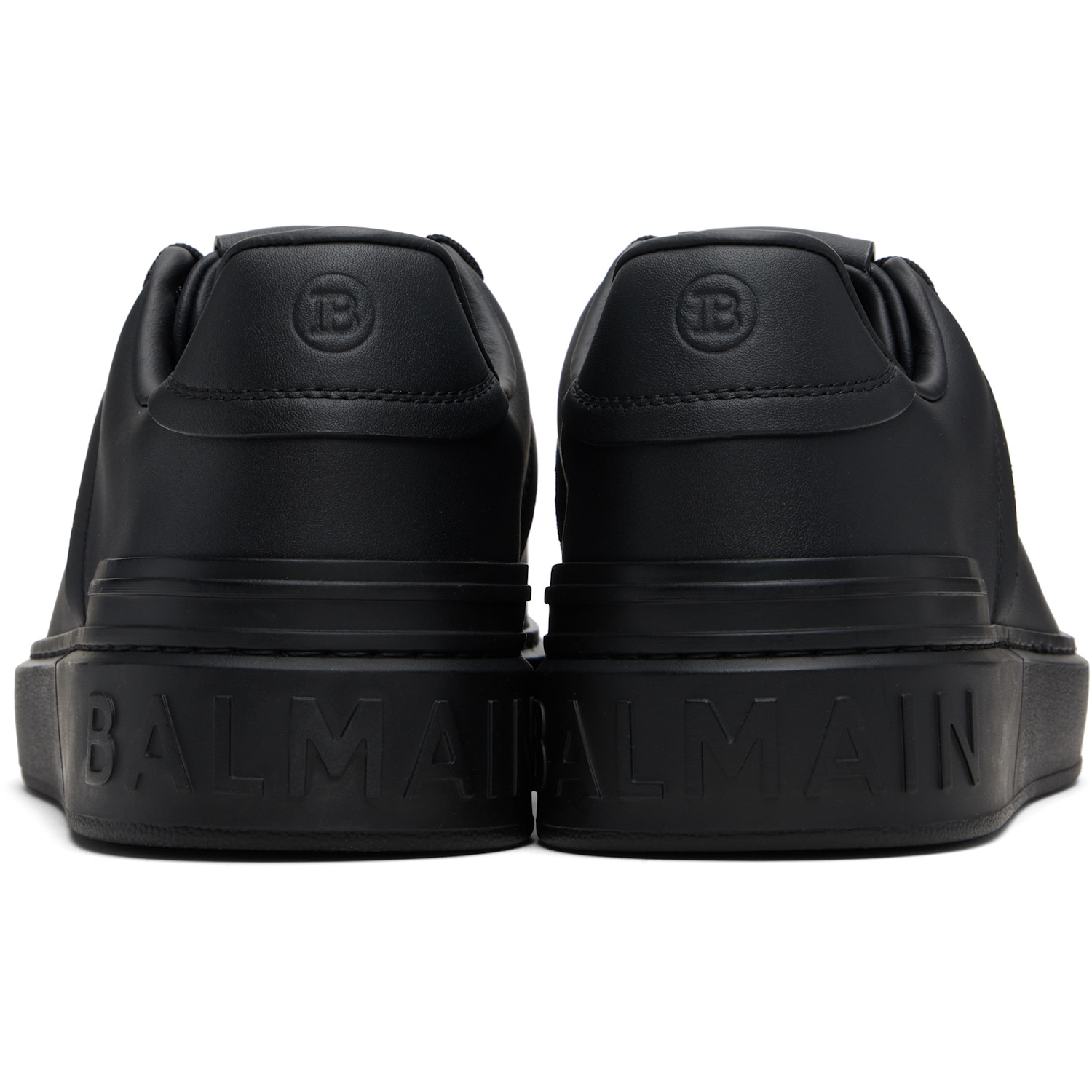  Balmain Black B-court Sneakers 
