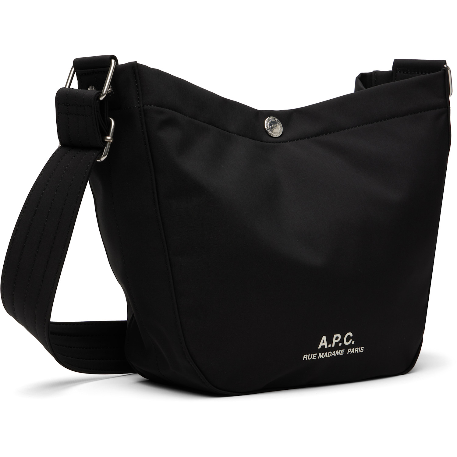  A.p.c. Black Journal Satchel Bag 