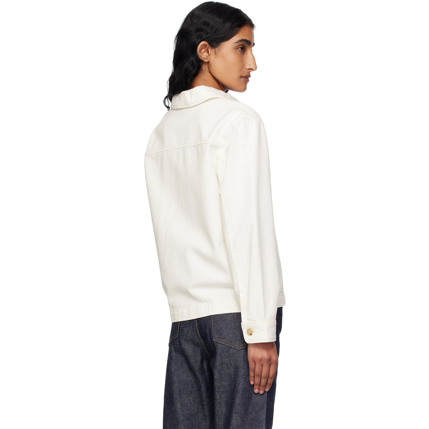  A.p.c. Off-white Nikkie Denim Jacket 