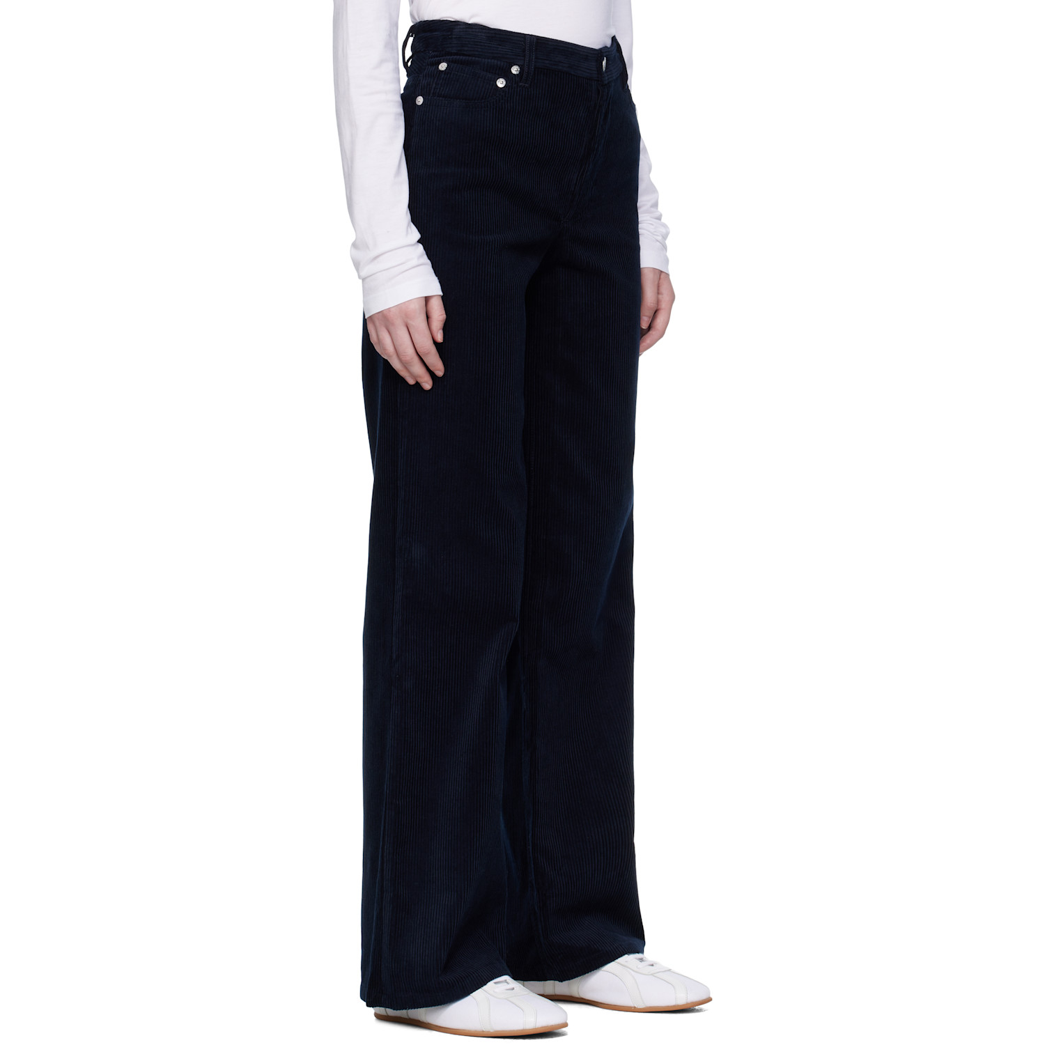  A.p.c. Navy Elizabeth Trousers 