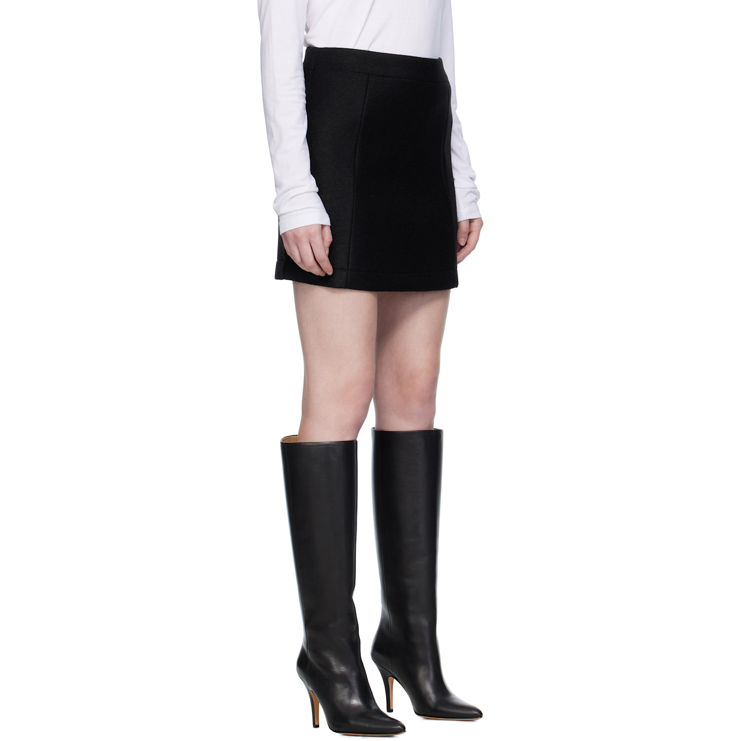  A.p.c. Black Julie Miniskirt 