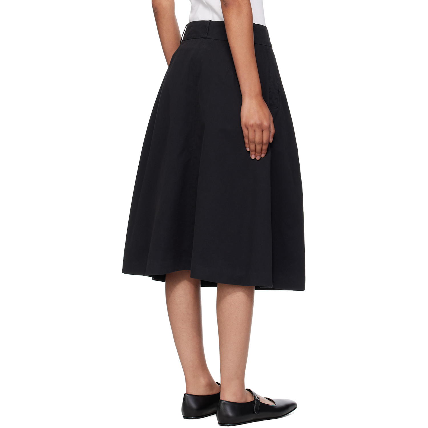 A.p.c. Black Deborah Midi Skirt 
