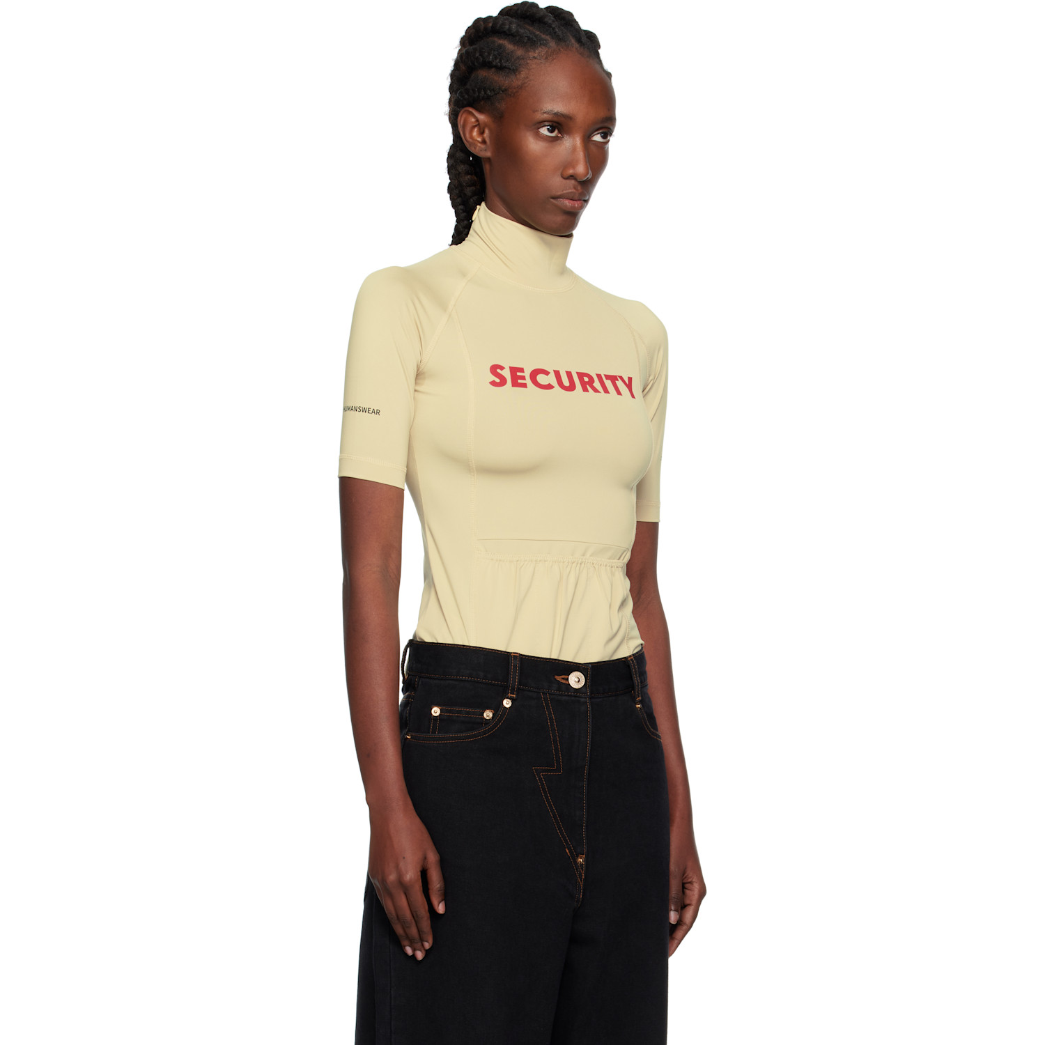  Pushbutton Yellow 'security' Pocket Top 