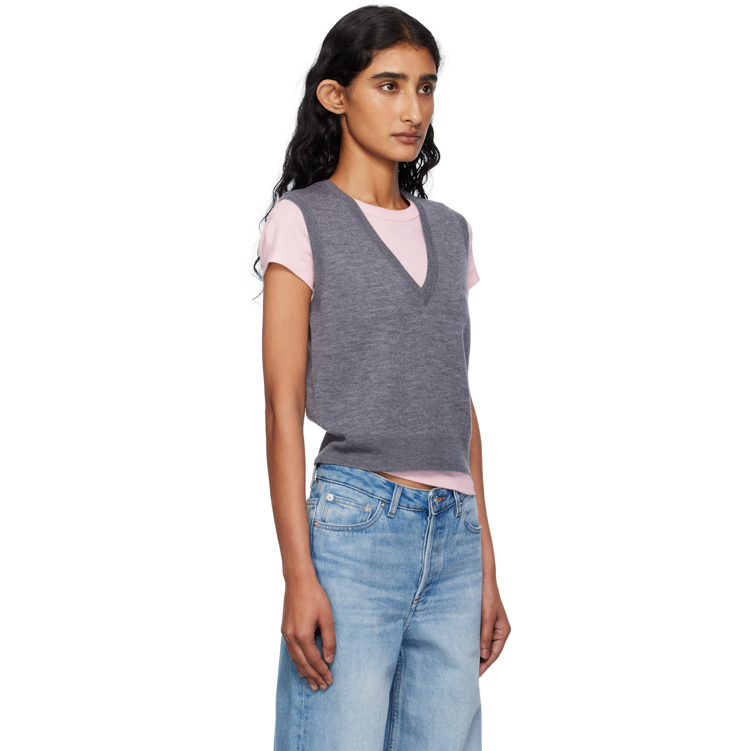  A.p.c. Gray Lise Vest 