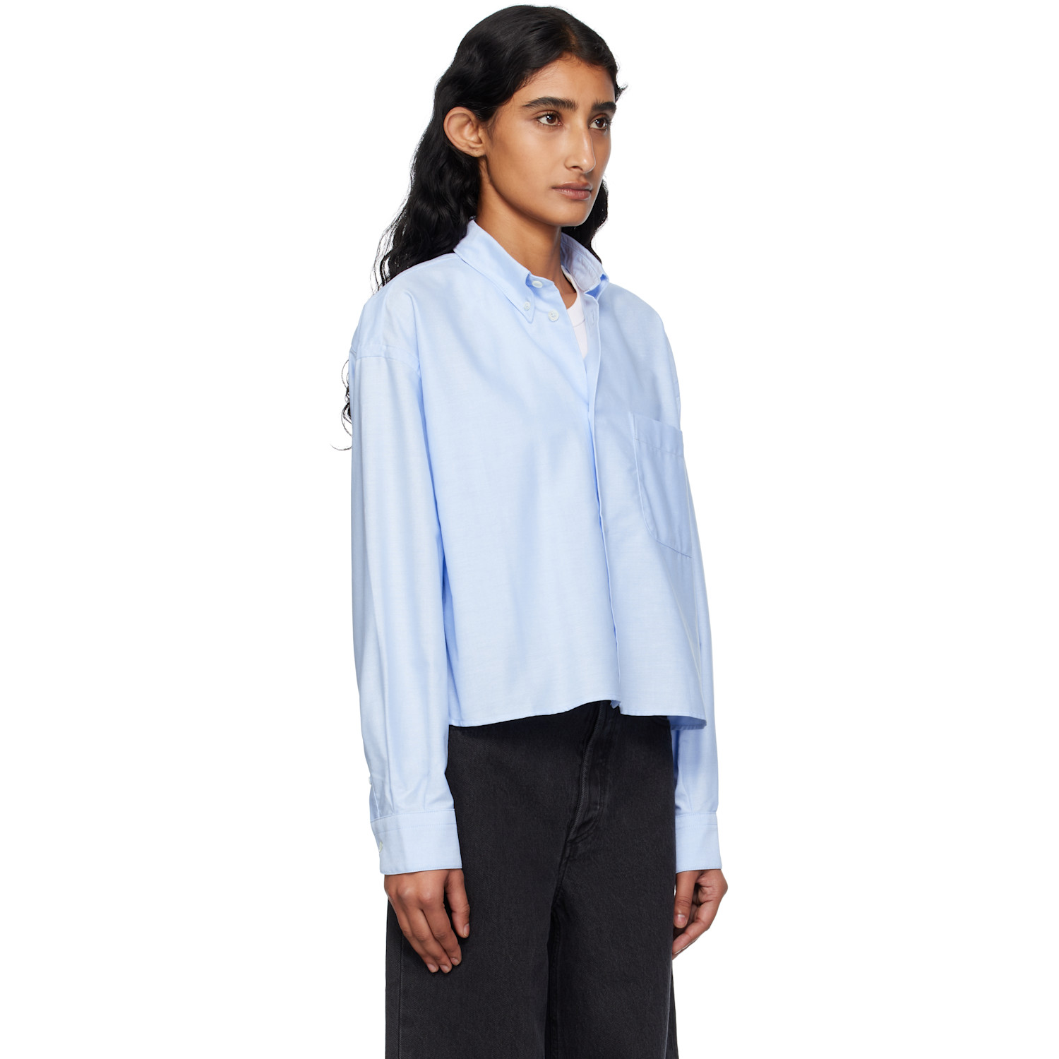  A.p.c. Blue Sophia Button Down Shirt 