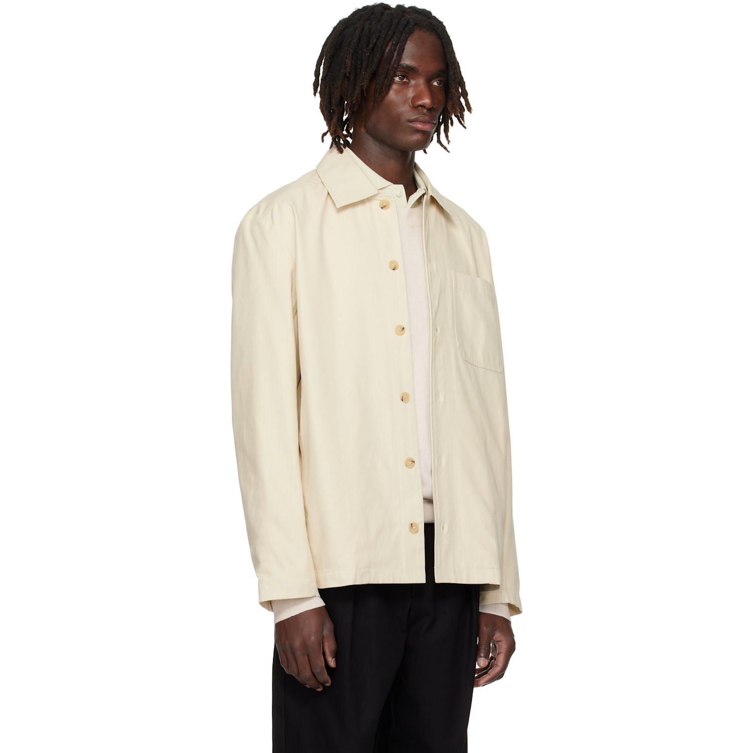  A.p.c. Beige Jeffray Jacket 