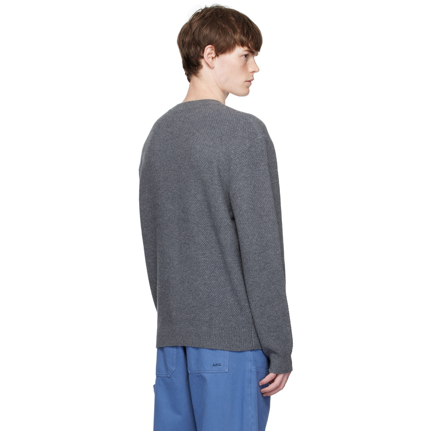  A.p.c. Gray Thomas Sweater 