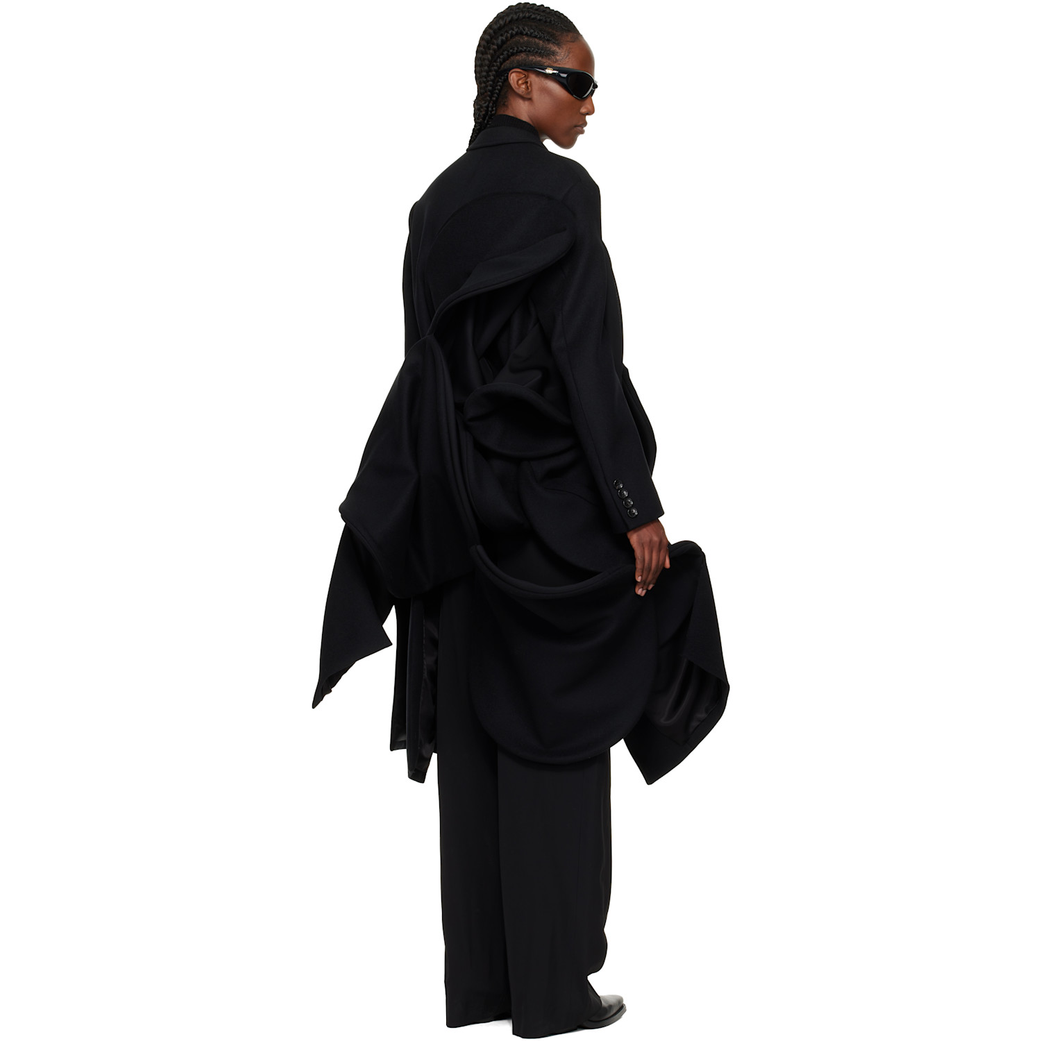  Junya Watanabe Black Structured Coat 
