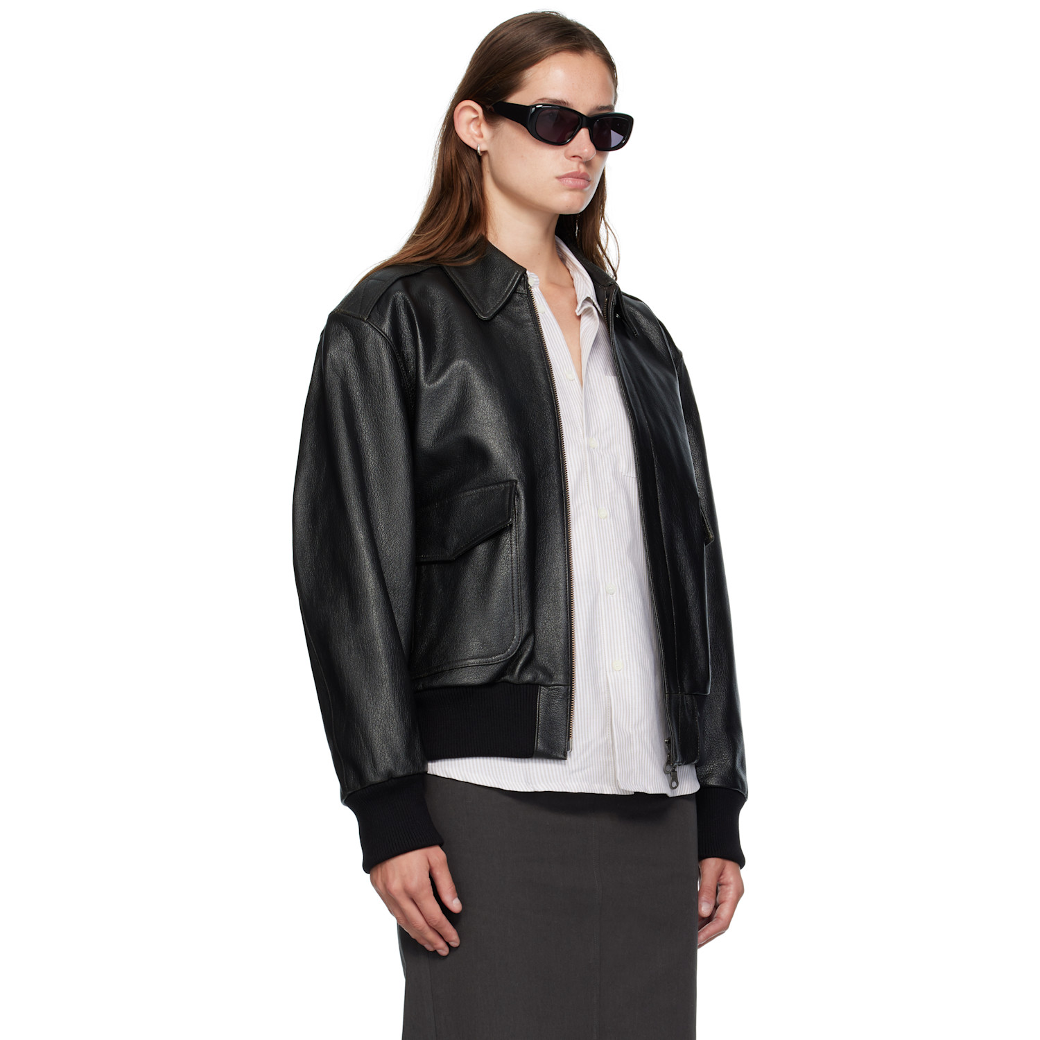  Coor Black A2 Leather Jacket 