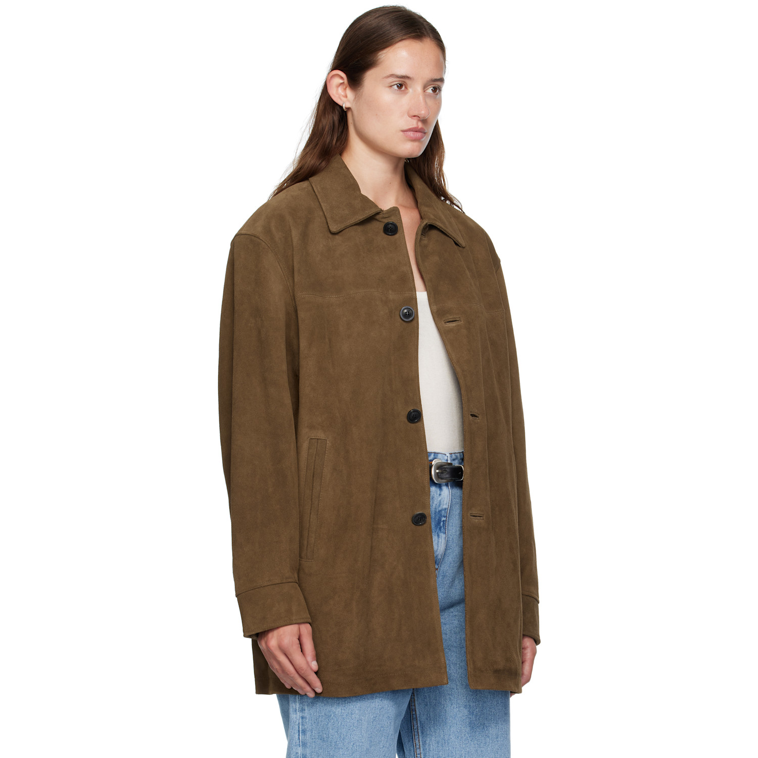  Coor Brown Suede Car Jacket 