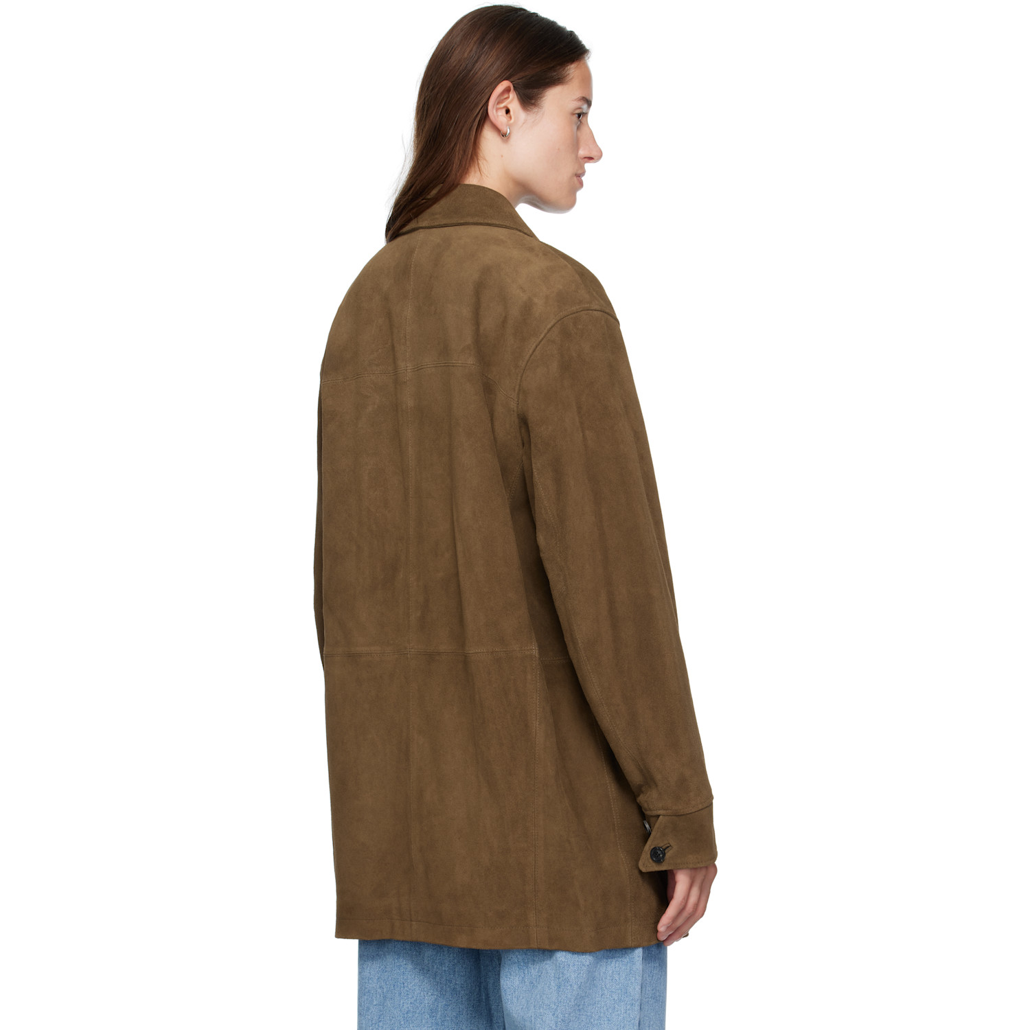  Coor Brown Suede Car Jacket 