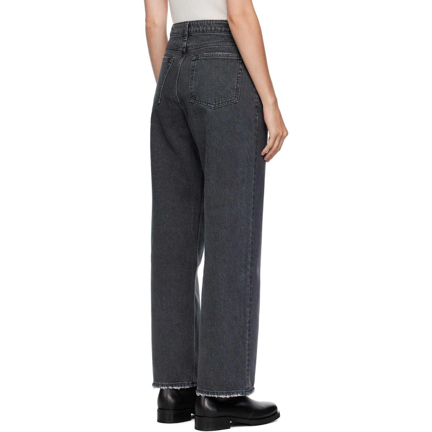  Coor Gray Relaxed Washed Jeans 