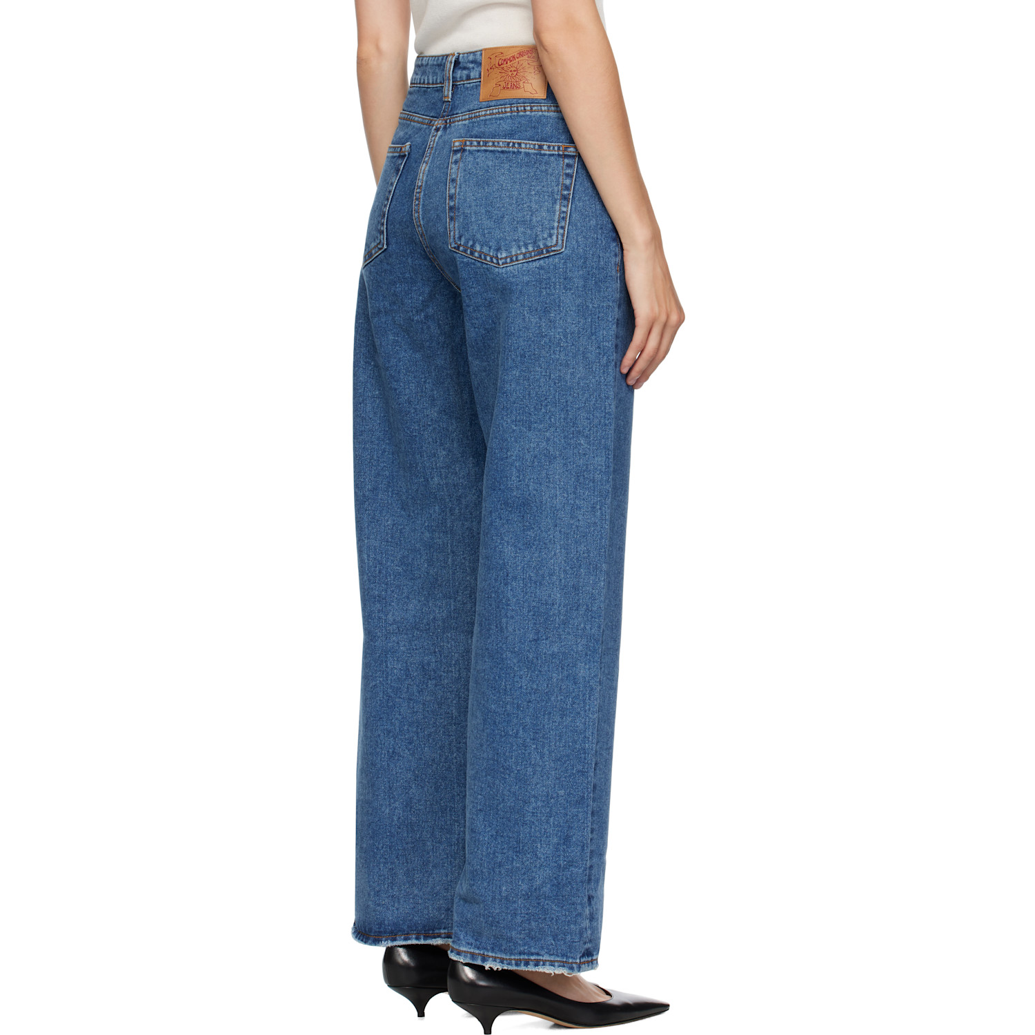  Coor Blue Relaxed Washed Jeans 