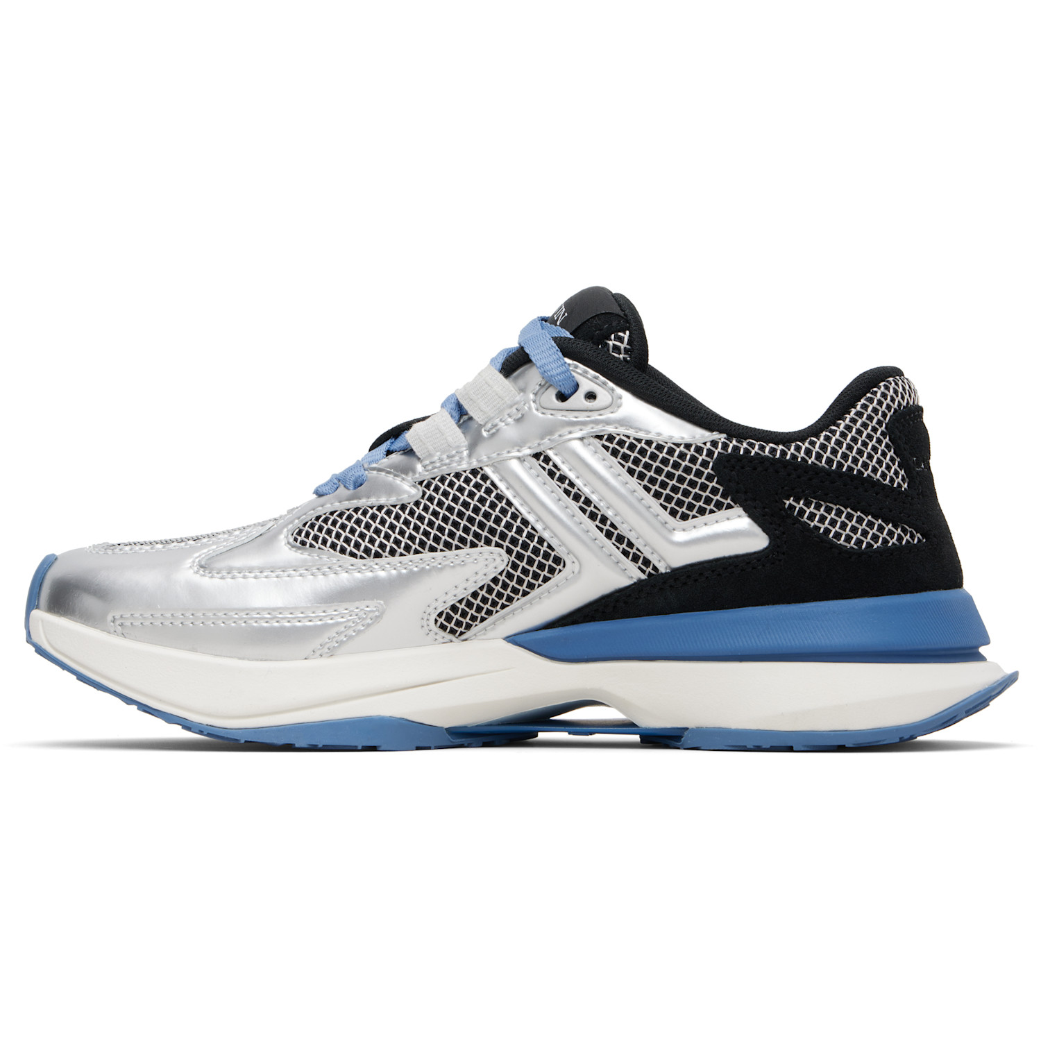  Lanvin Silver & Black Jla Sneakers 
