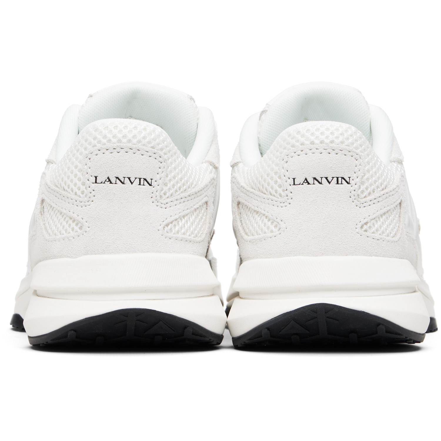  Lanvin White & Off-white Jla Mesh Sneakers 
