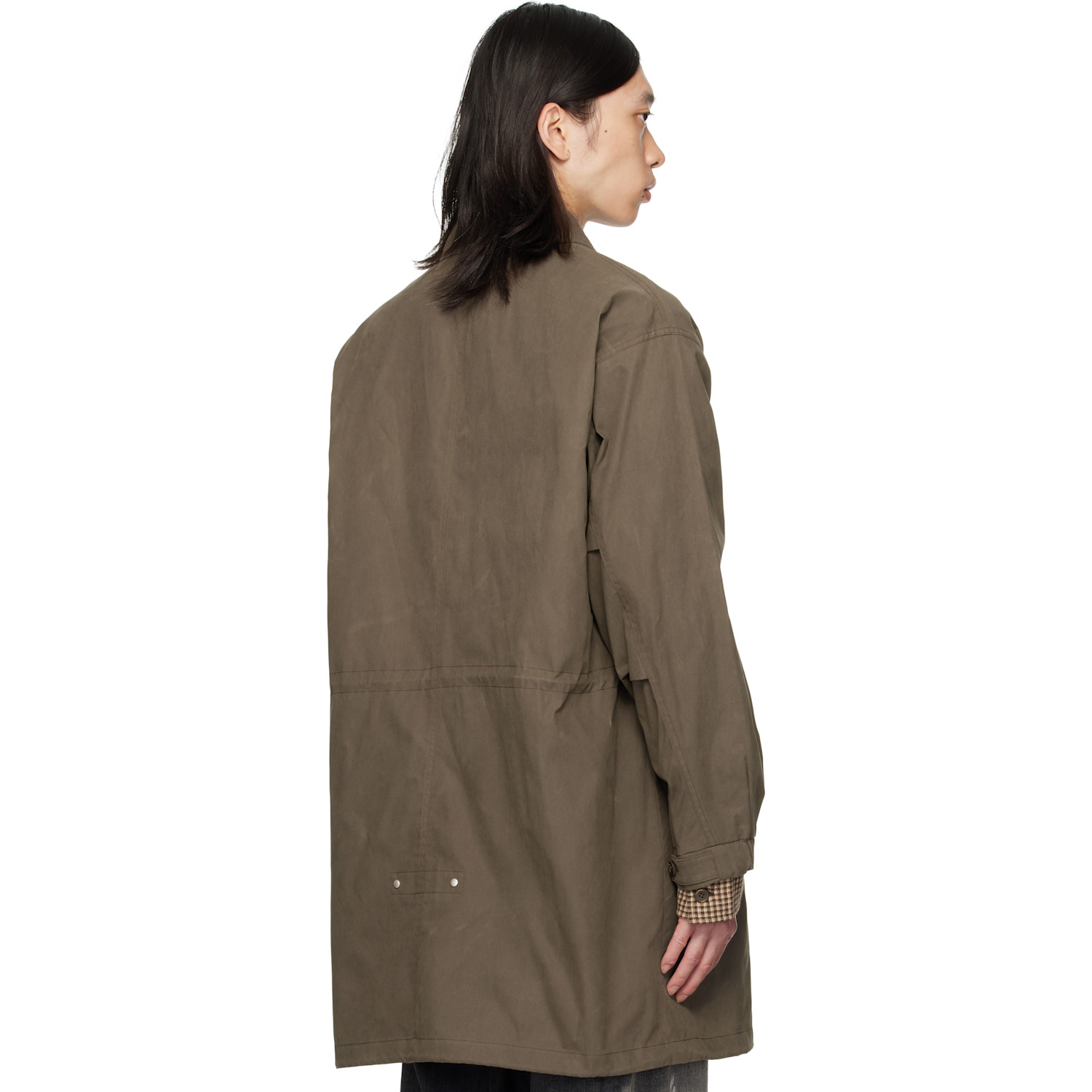  Coor Khaki Waxed Mill Coat 