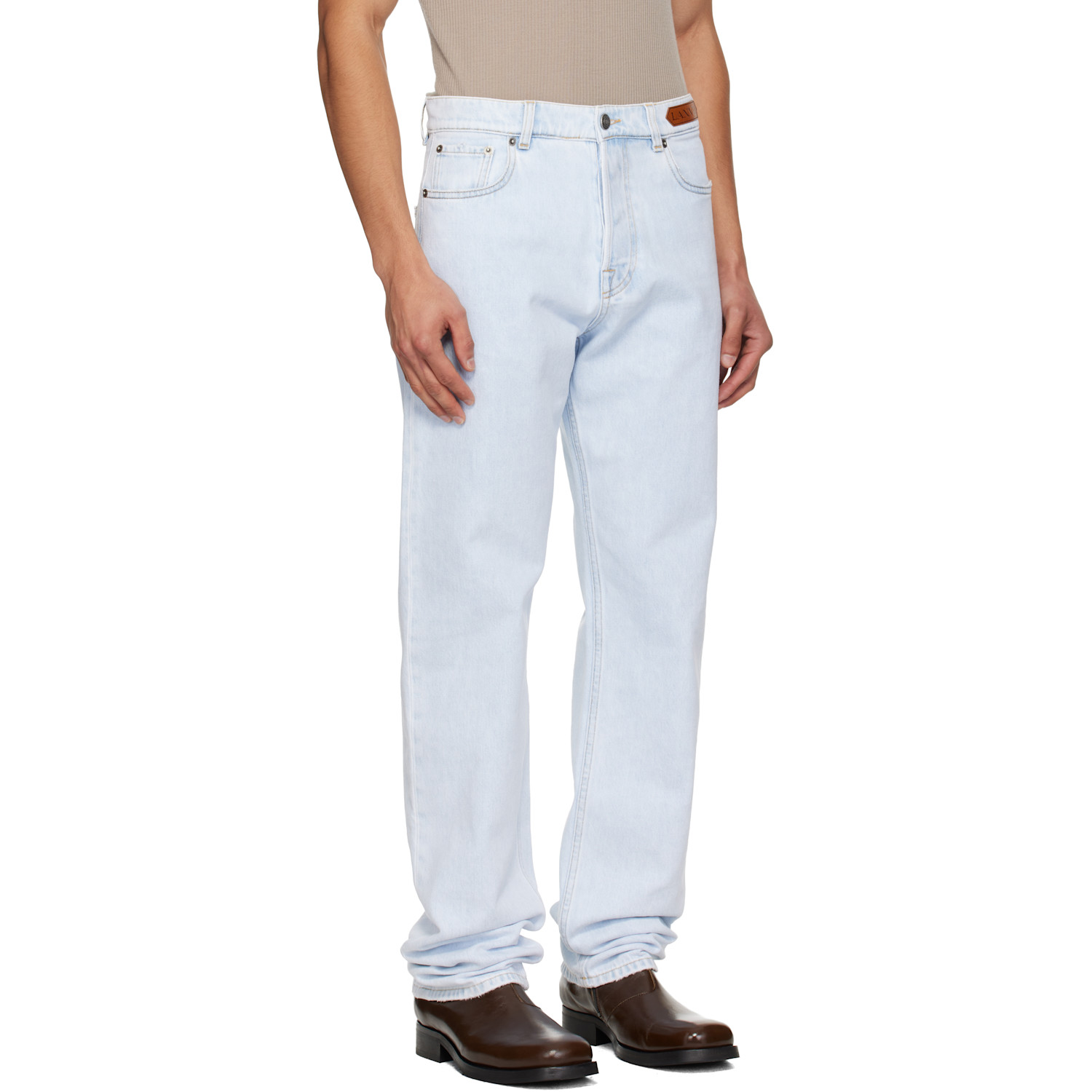  Lanvin Blue Regular Jeans 