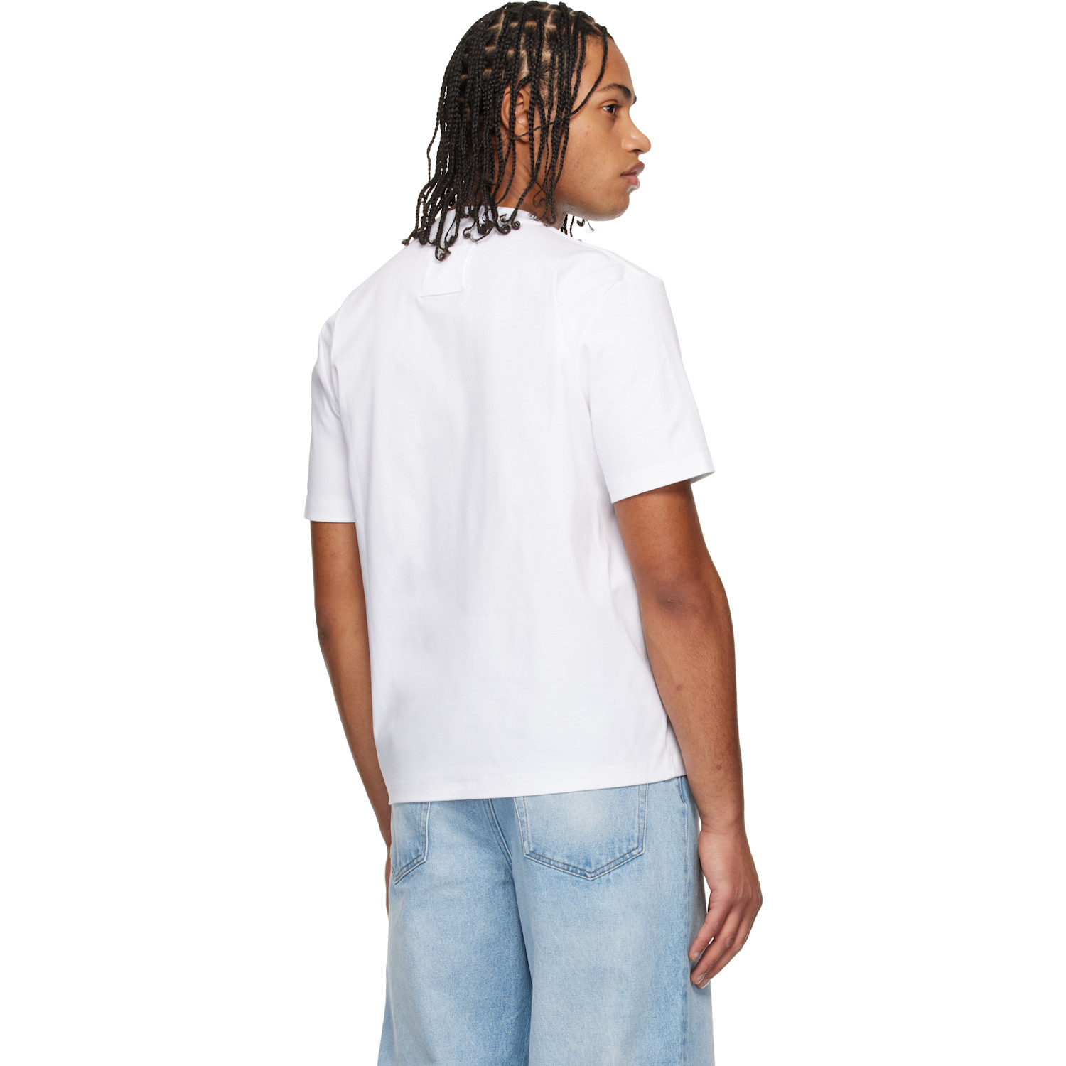  Lanvin White Bouclette Logo T-shirt 