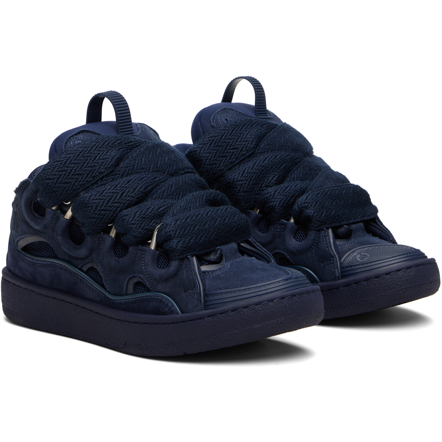 Lanvin Black Curb Sneakers | Smart Closet