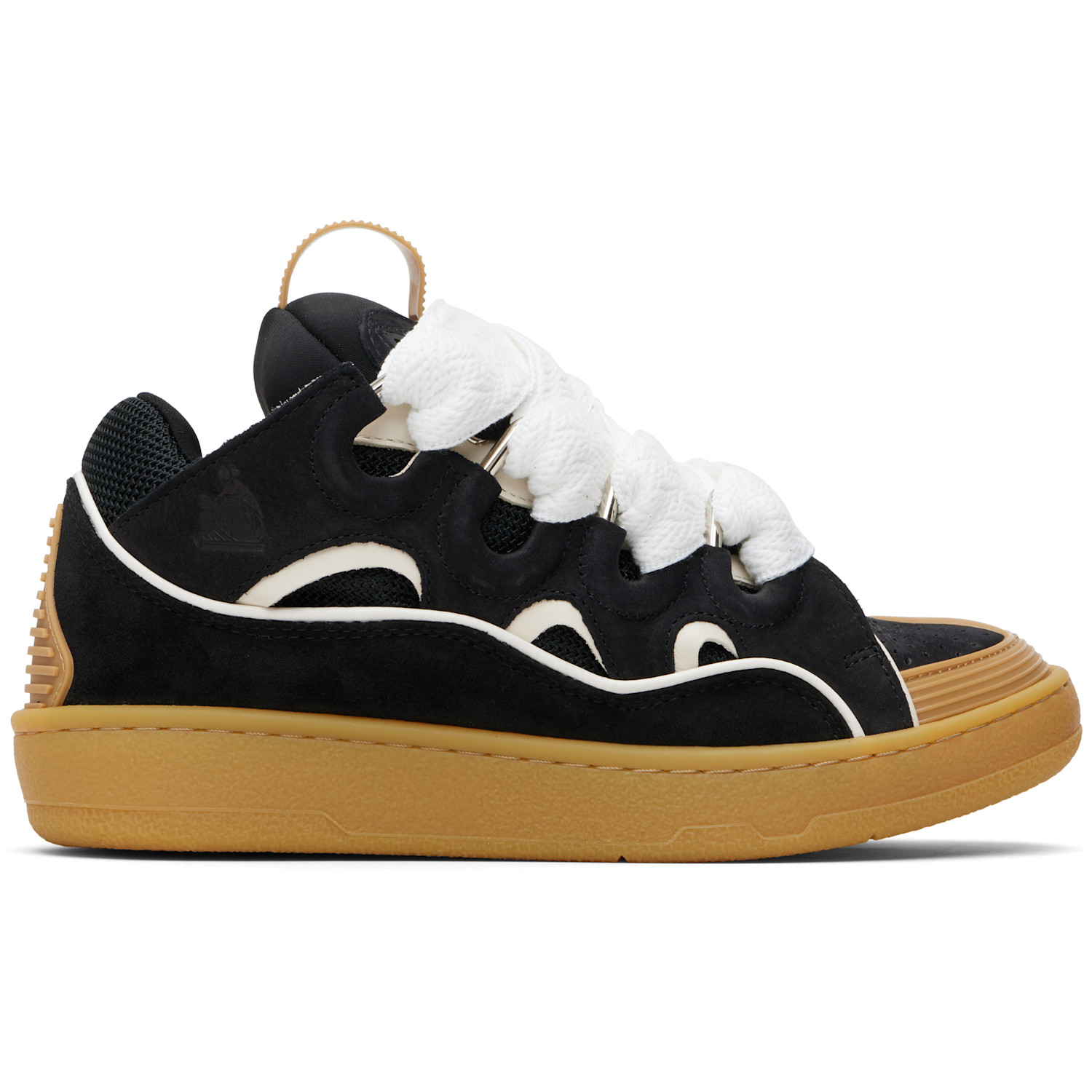 Lanvin Dbb1 Sneakers In Black Suede And Leather | Smart Closet
