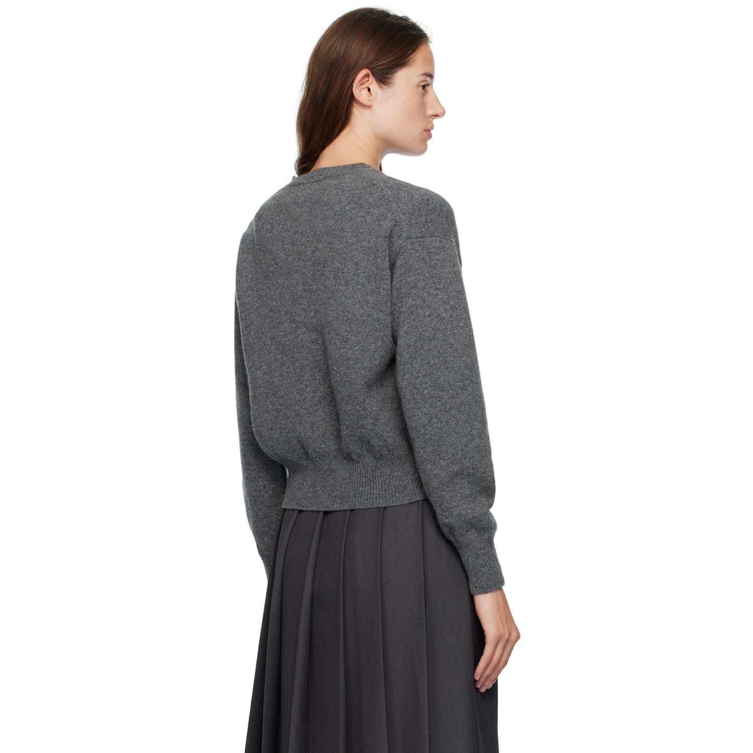  &daughter Gray Ada Crewneck Cardigan 