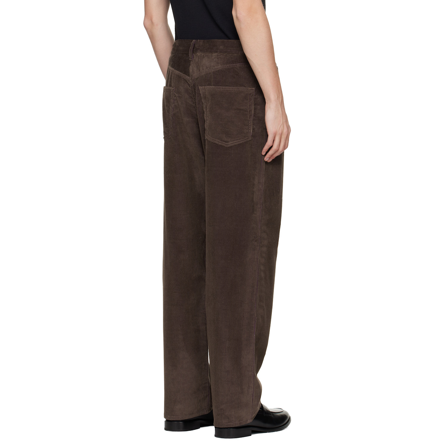  Paul Smith Brown Cotton Corduroy Trousers 