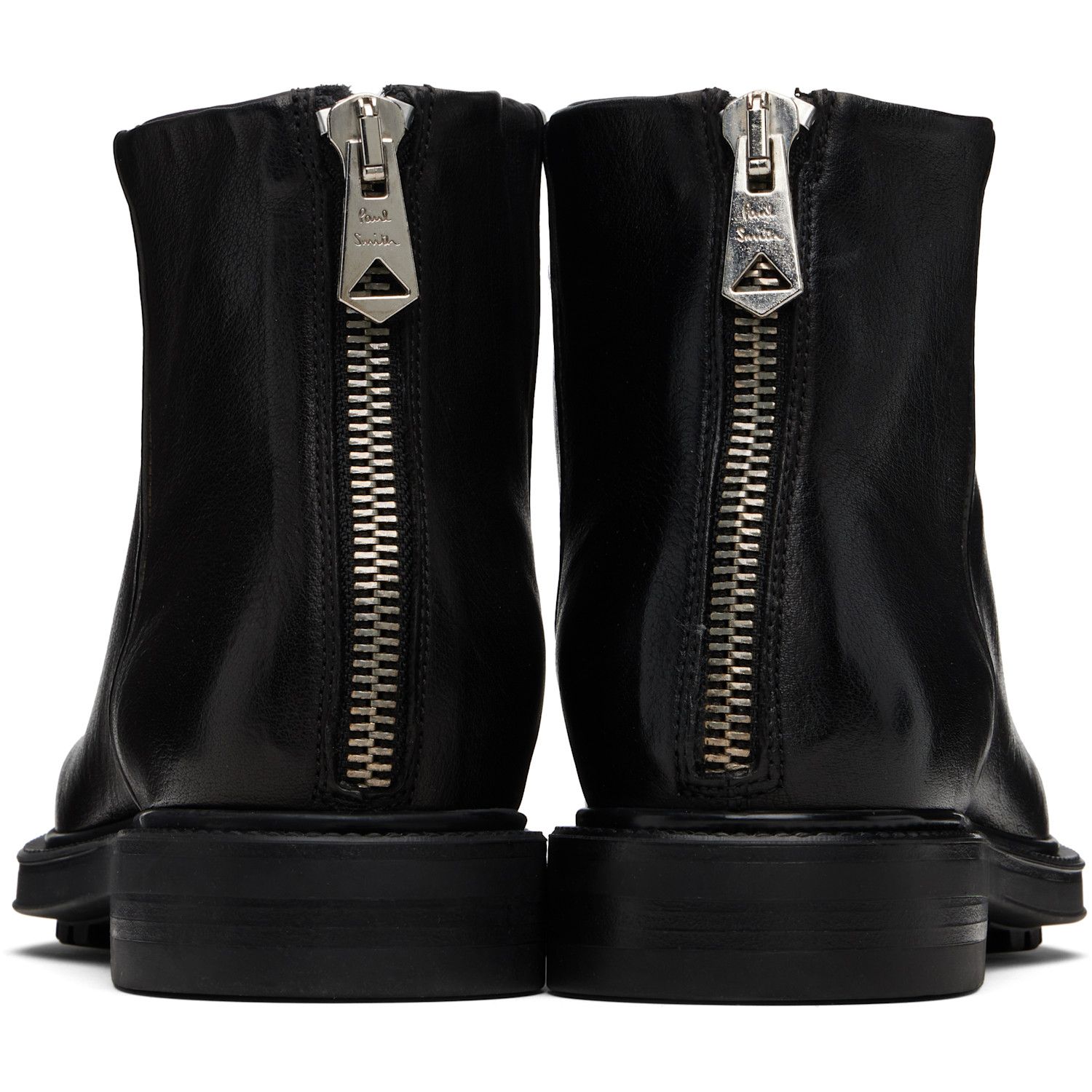  Paul Smith Black Leather Nik Boots 