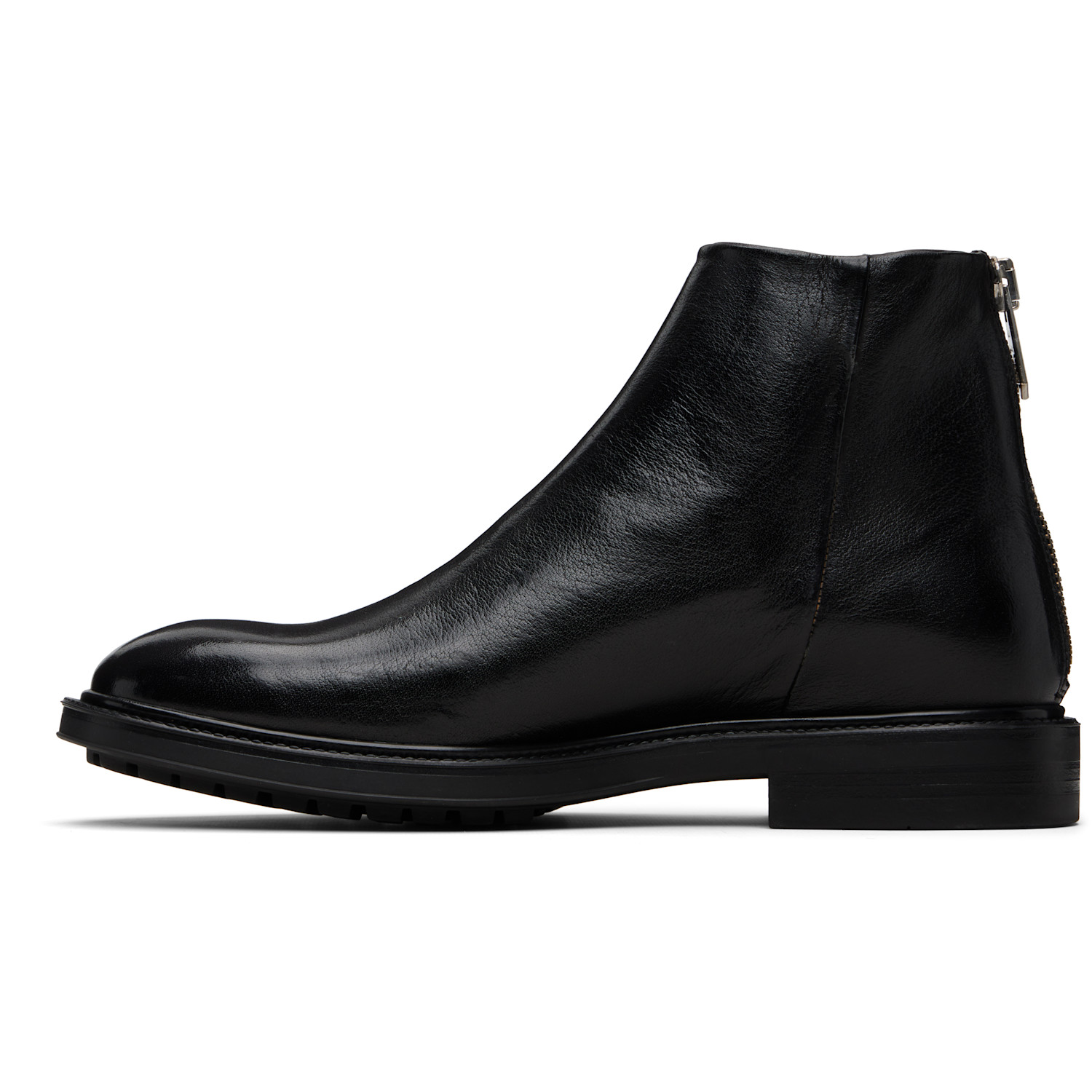  Paul Smith Black Leather Nik Boots 