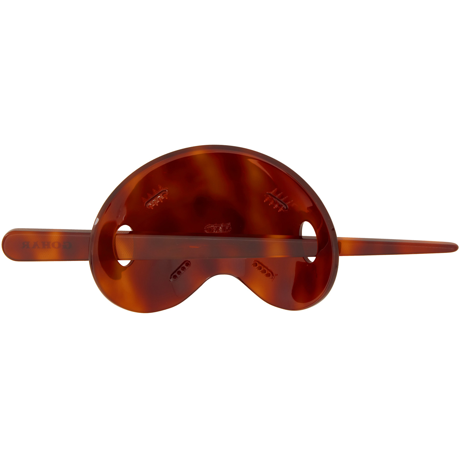  Gohar World Brown & Black Bean Barrette 