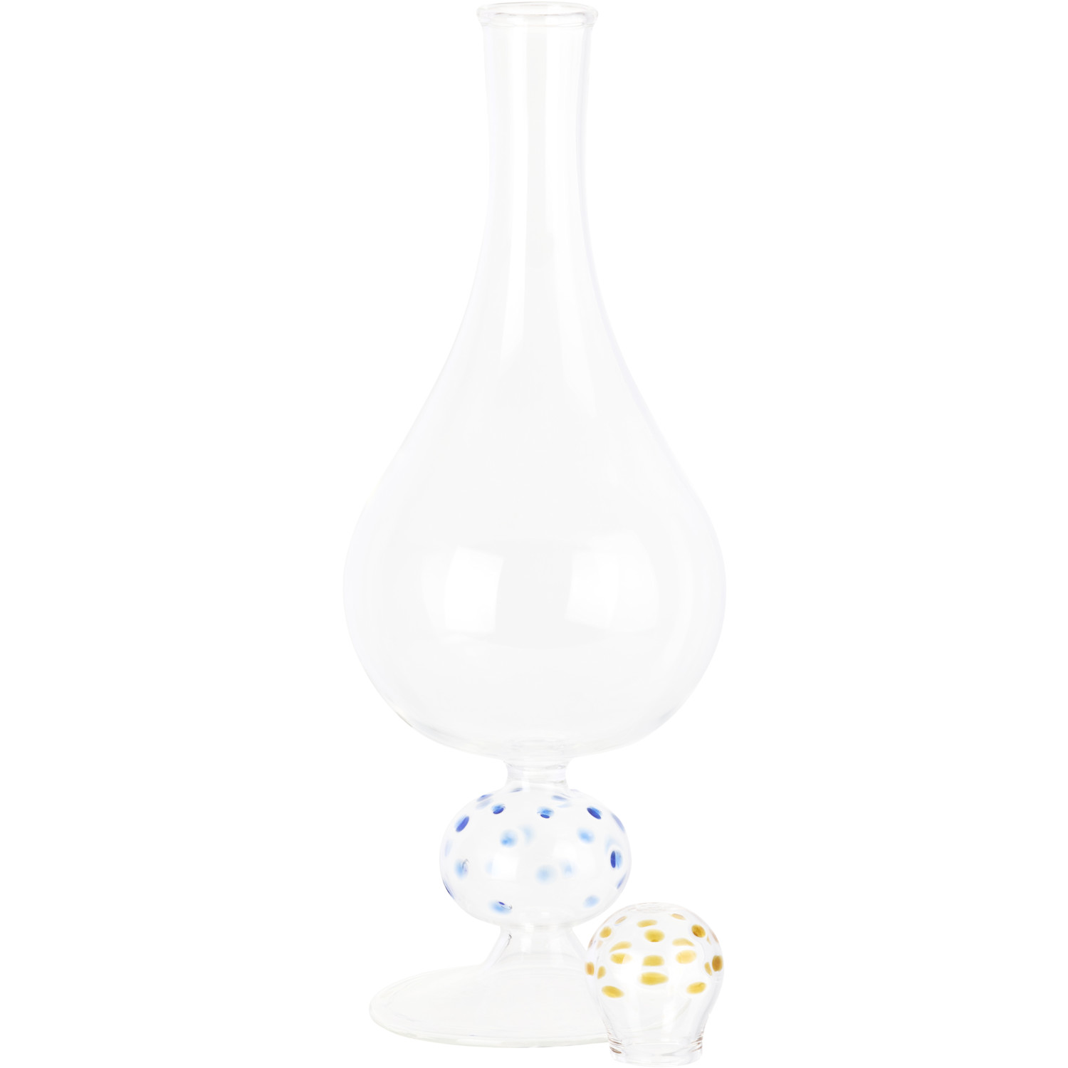  Gohar World Blue & Orange Hydra Decanter 
