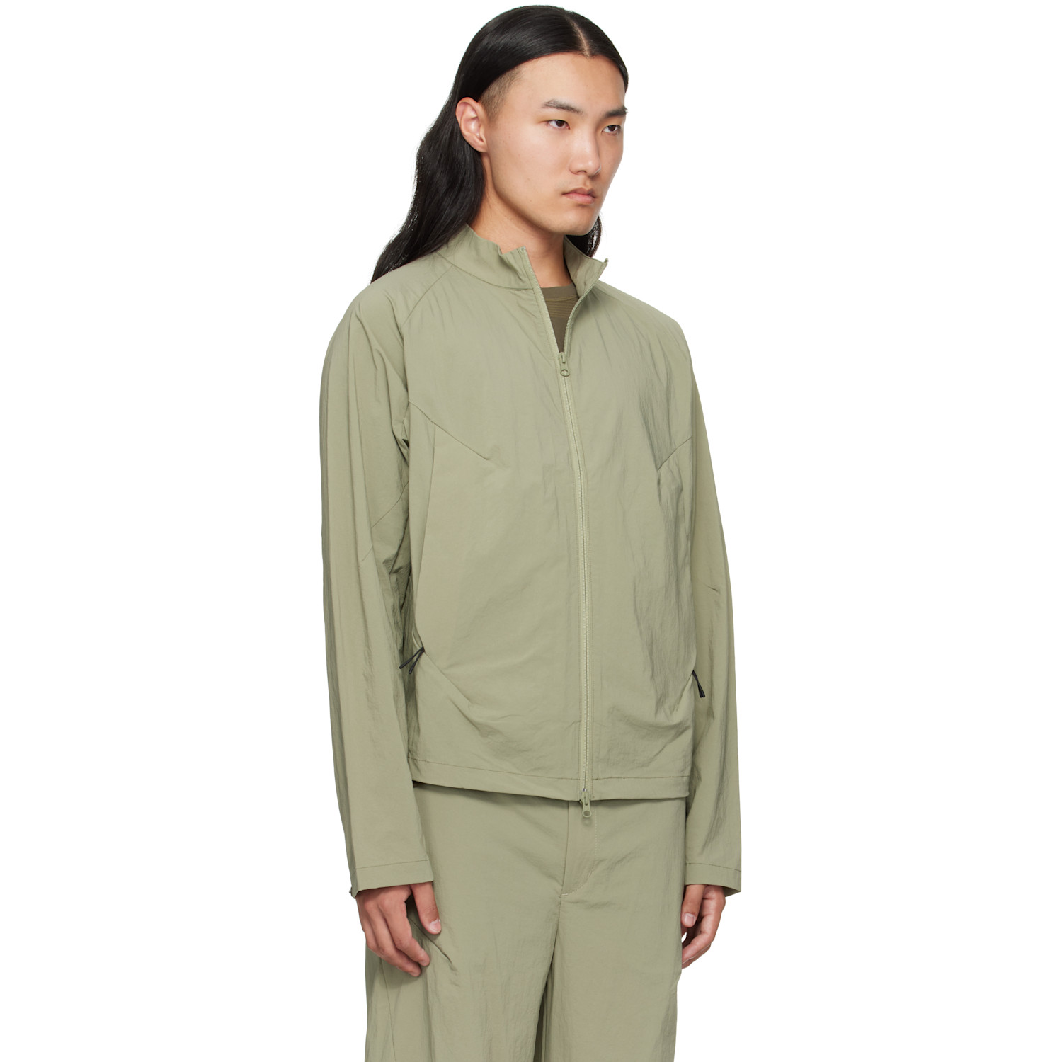  J Eongl I Green Softshell Slash Jacket 