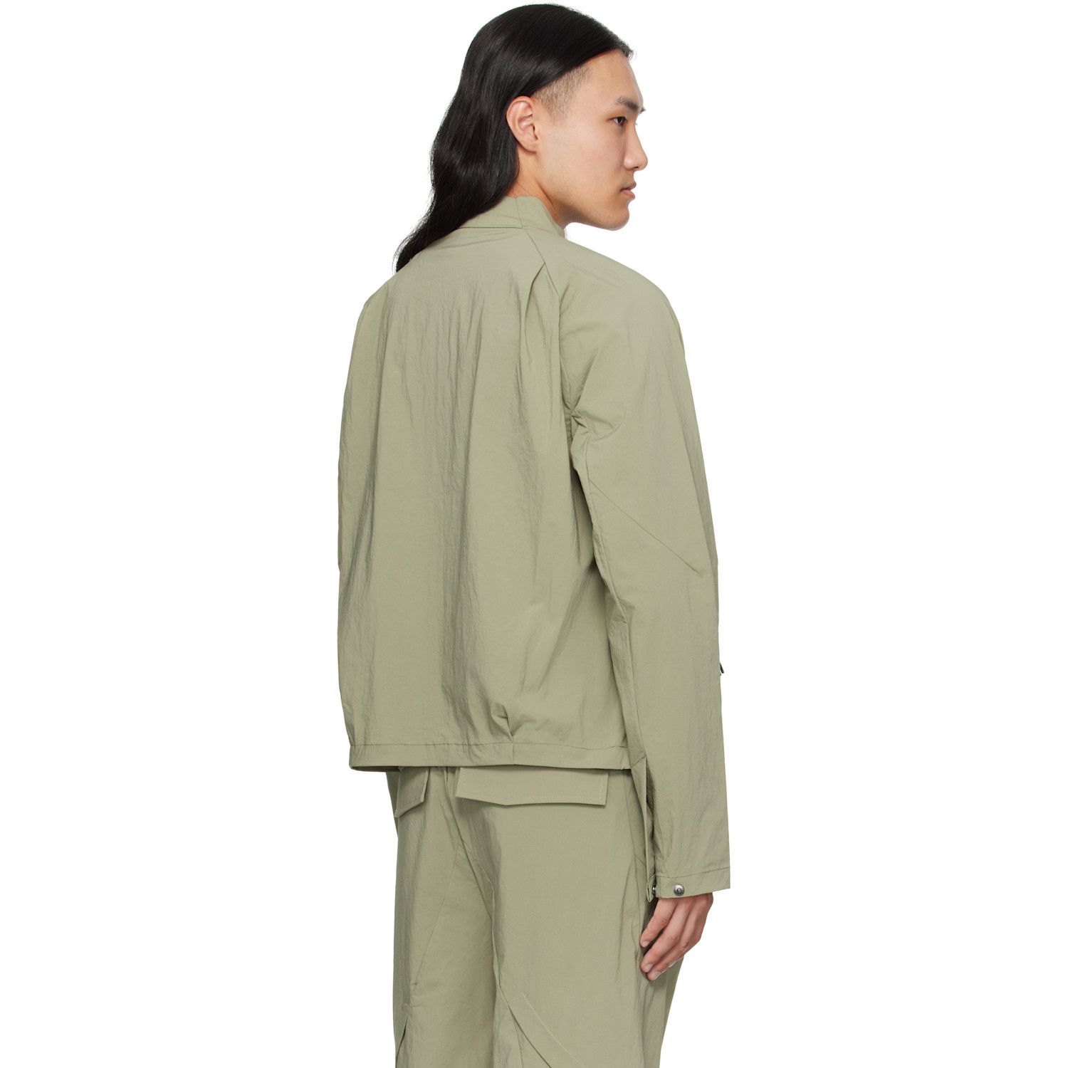  J Eongl I Green Softshell Slash Jacket 