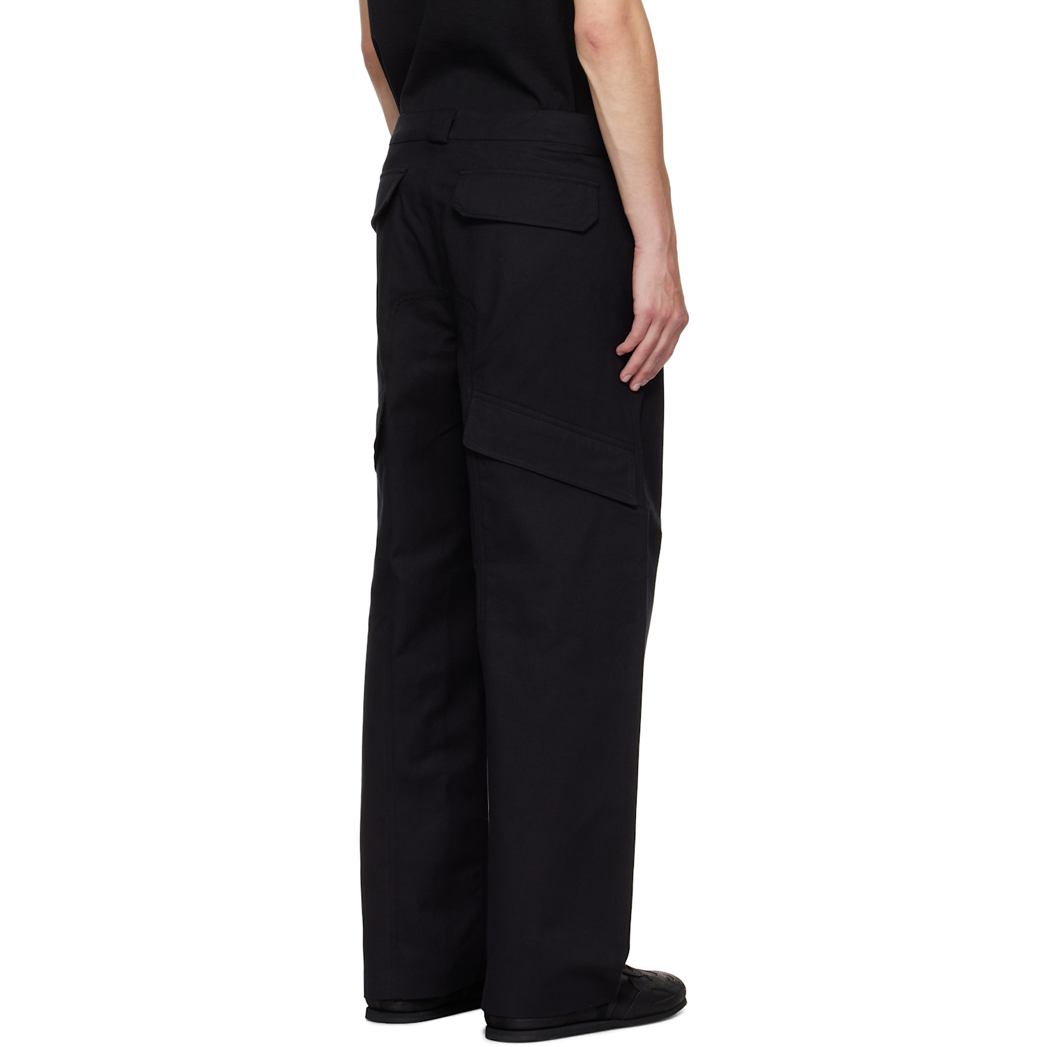  J Eongl I Black Heavyweight Cargo Pants 