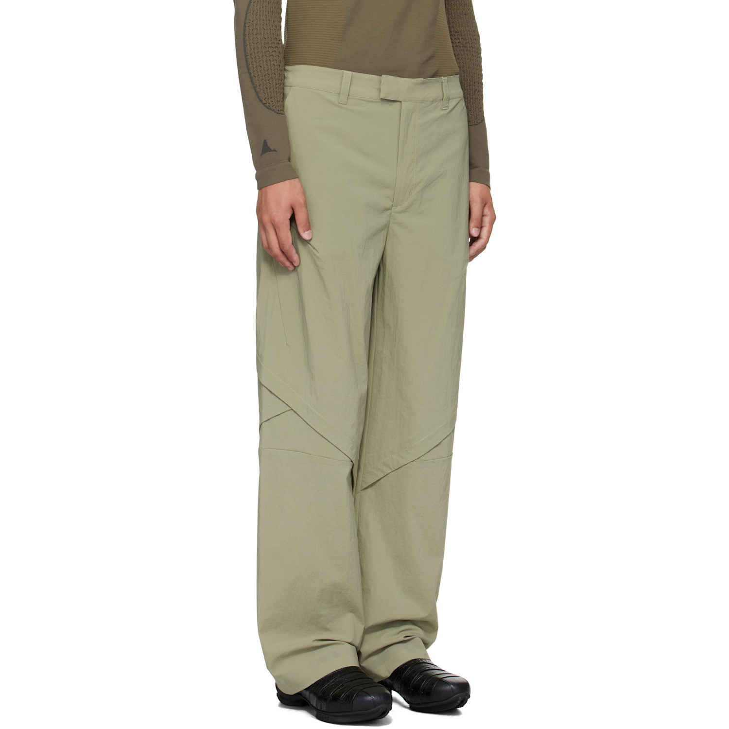  J Eongl I Green Softshell Slash Sweatpants 