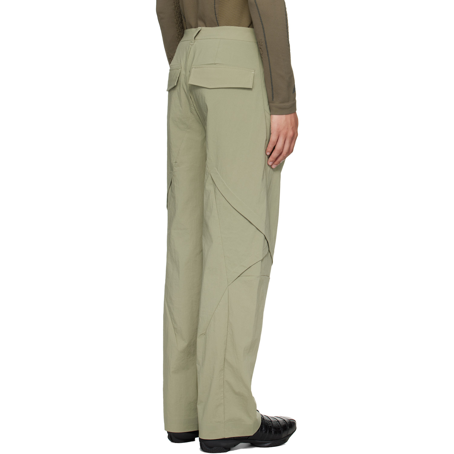  J Eongl I Green Softshell Slash Sweatpants 