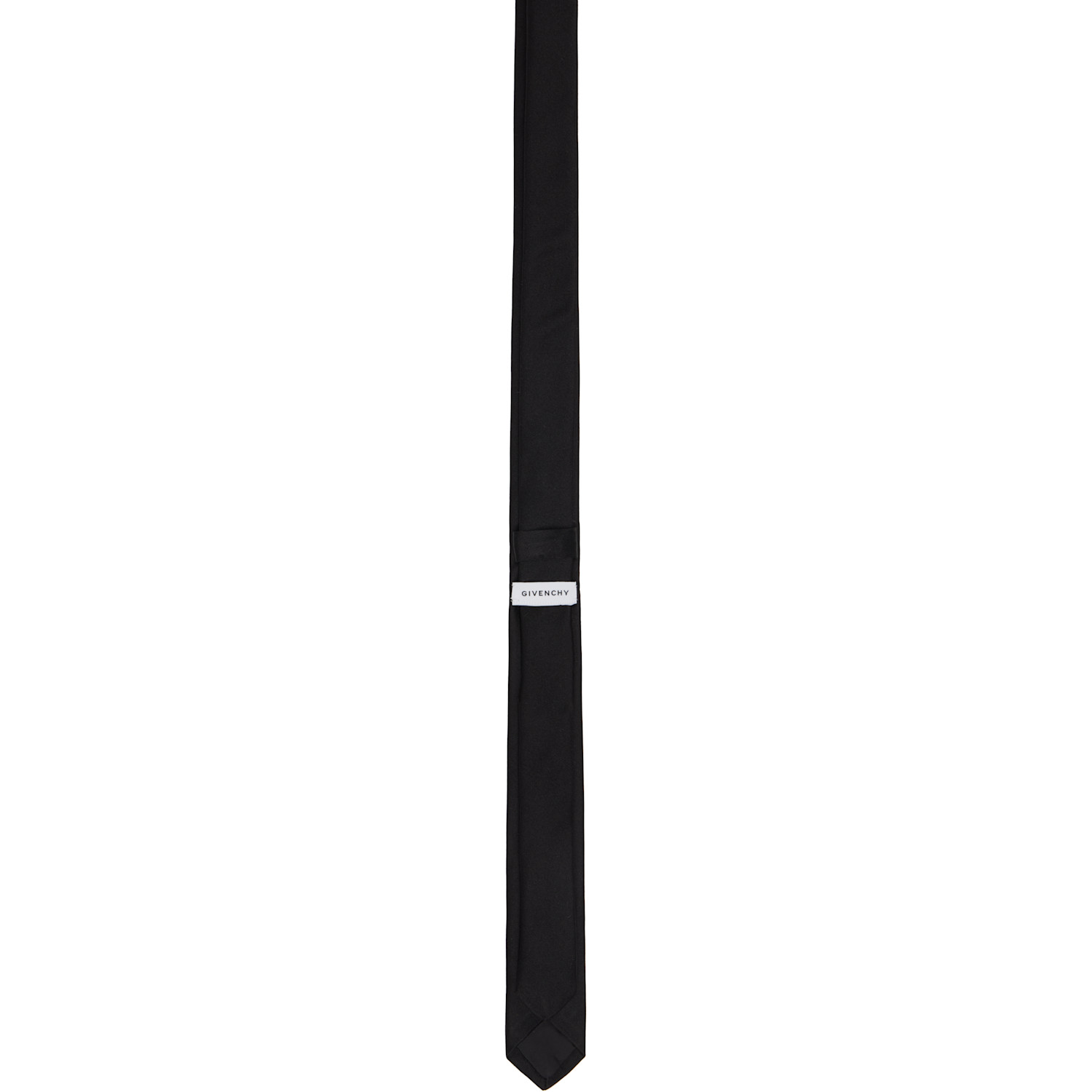  Givenchy Black Silk Tie 