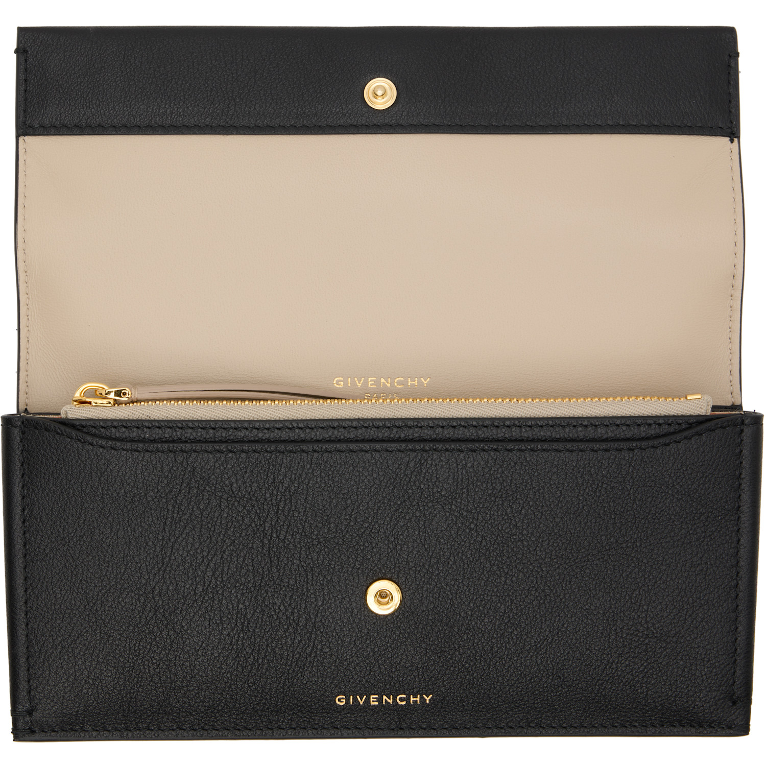  Givenchy Black Day Long Wallet 