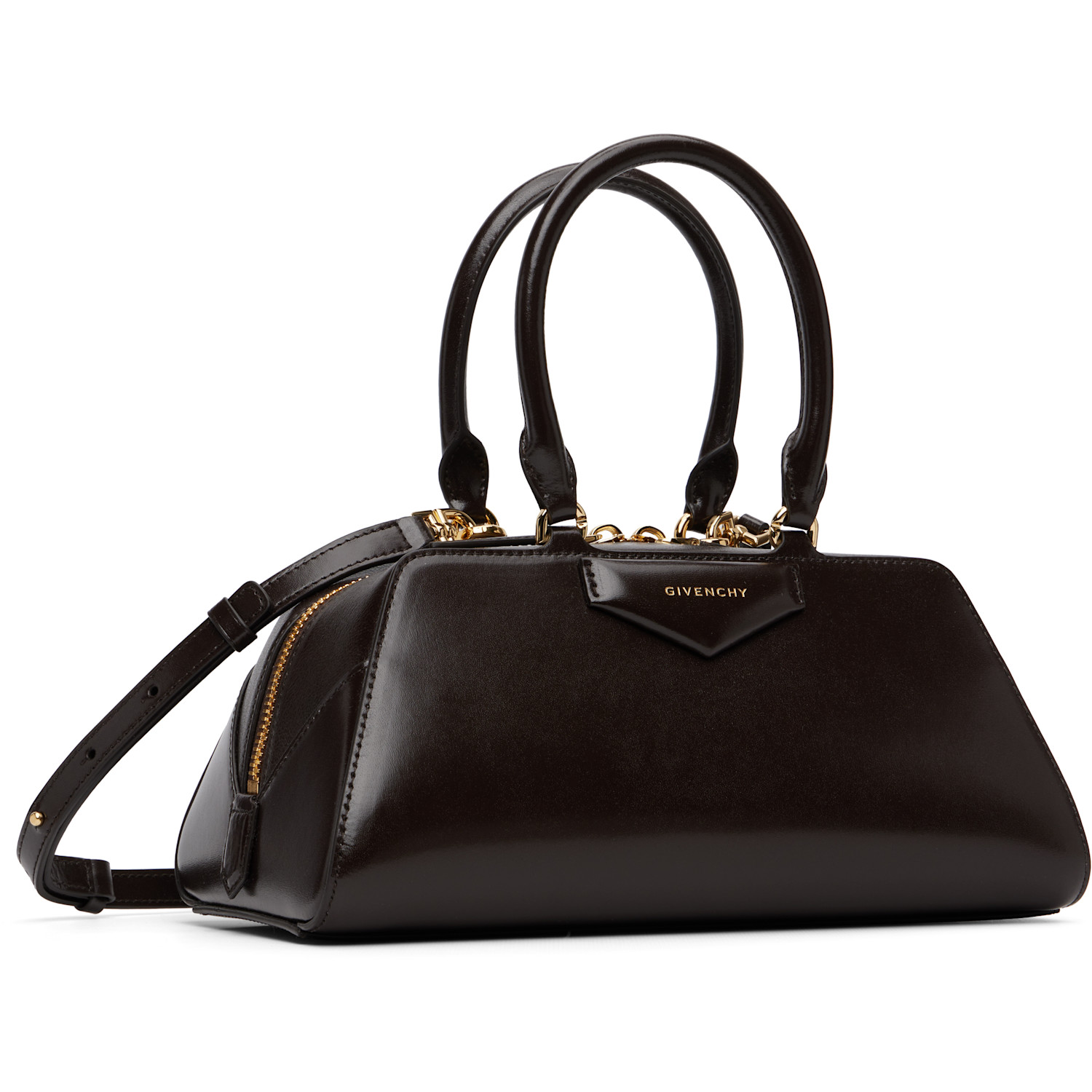  Givenchy Brown Small Antigona East-west Bag 