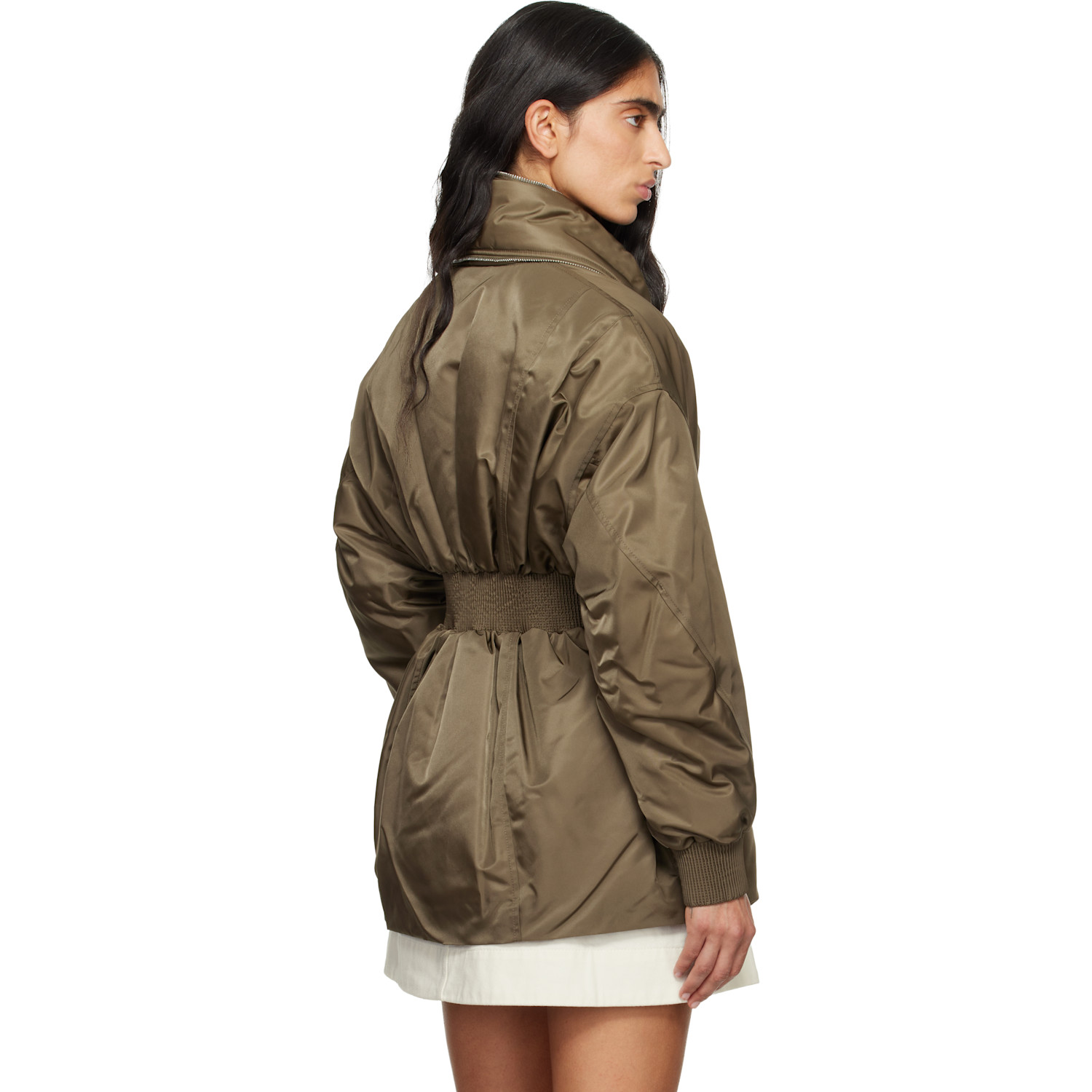  Givenchy Khaki Hourglass Bomber Jacket 