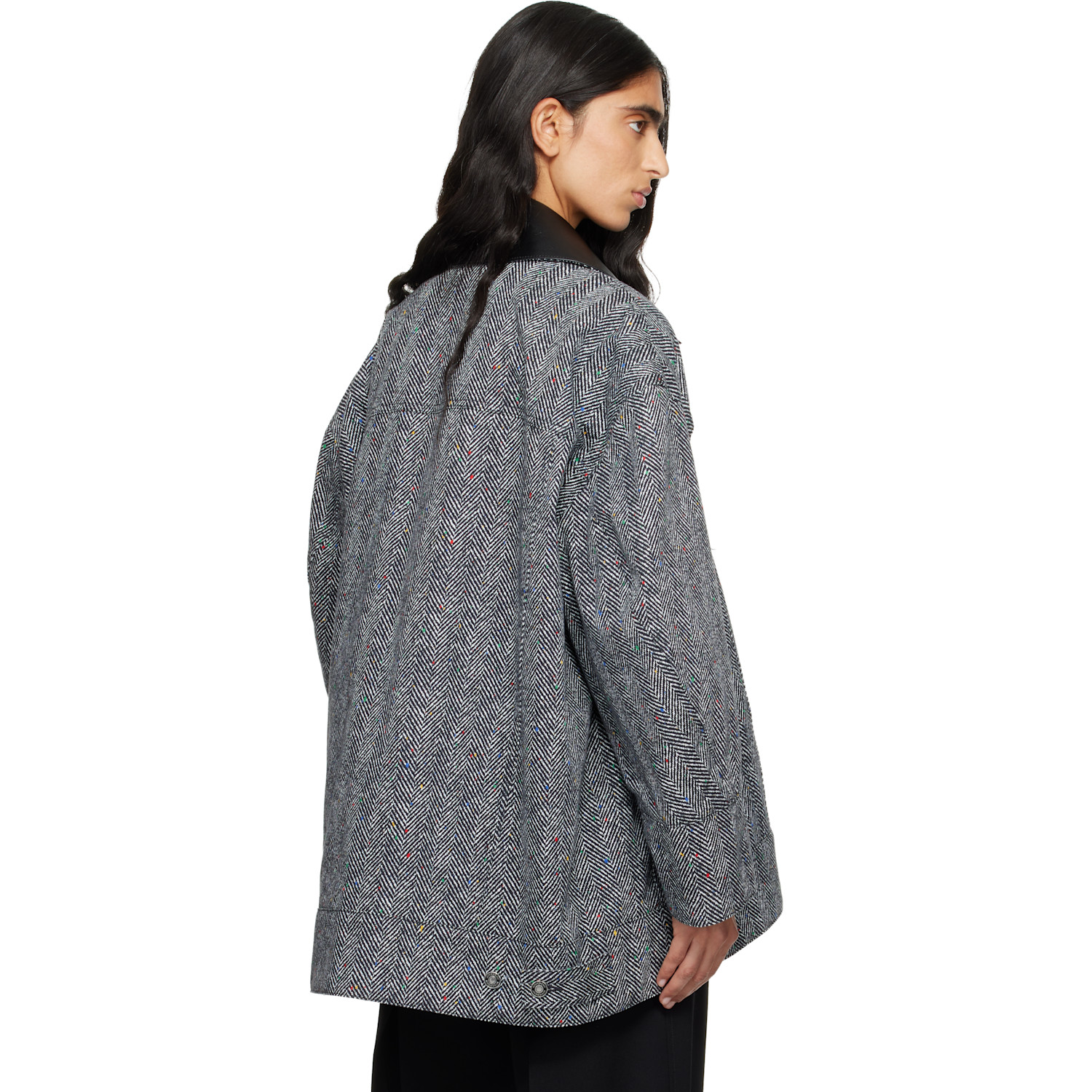  Givenchy Black & White Utility Jacket 