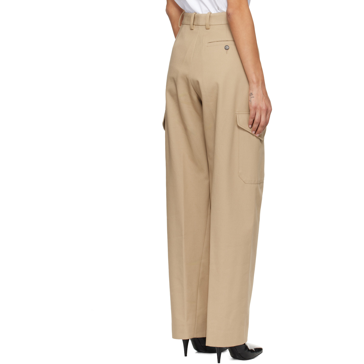 Givenchy Beige Cocoon Utility Trousers 