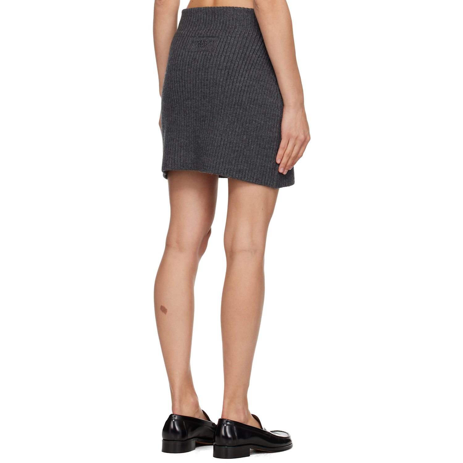  Givenchy Gray Pencil Miniskirt 
